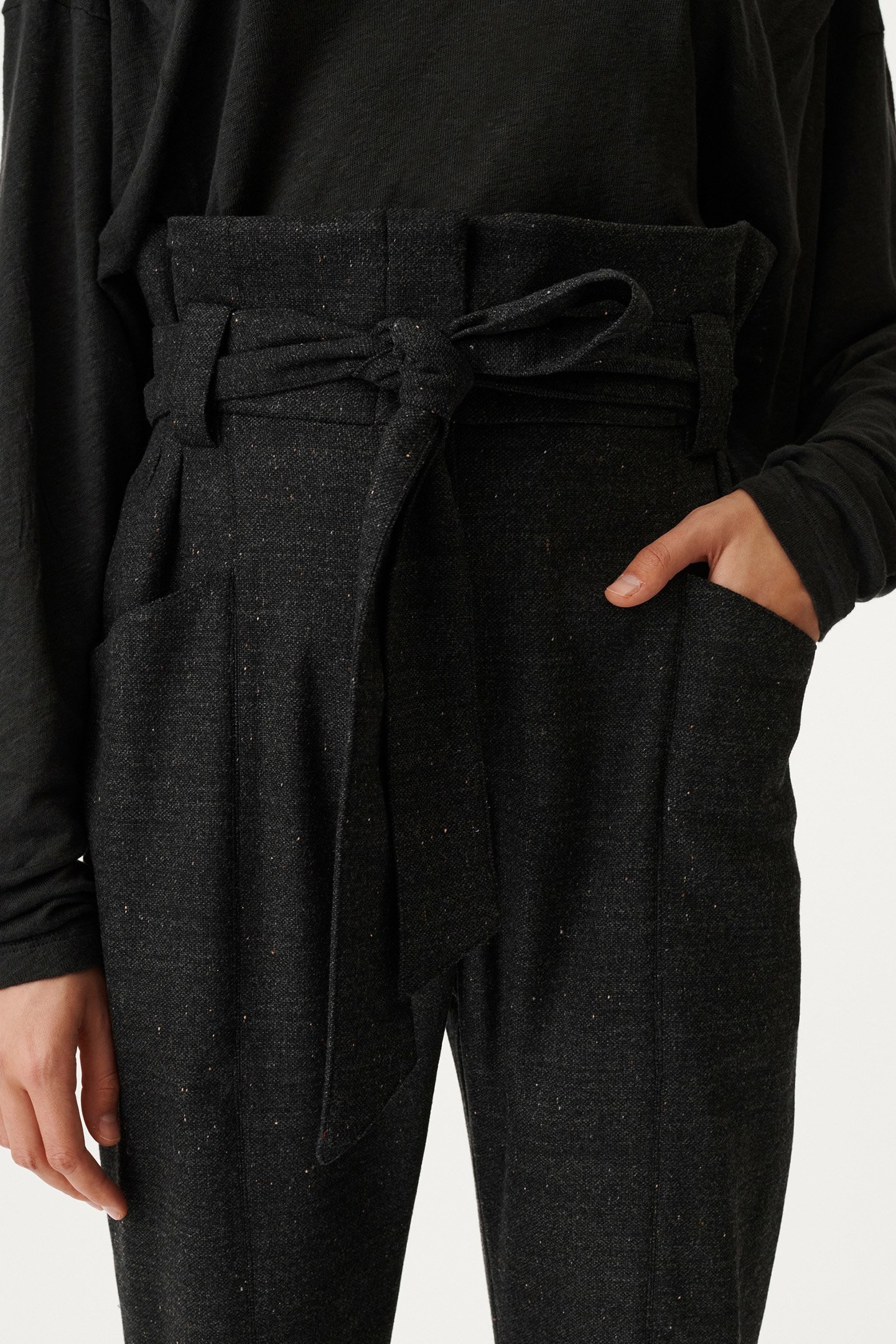 LONYA TROUSER DARK GREY/BLACK 5