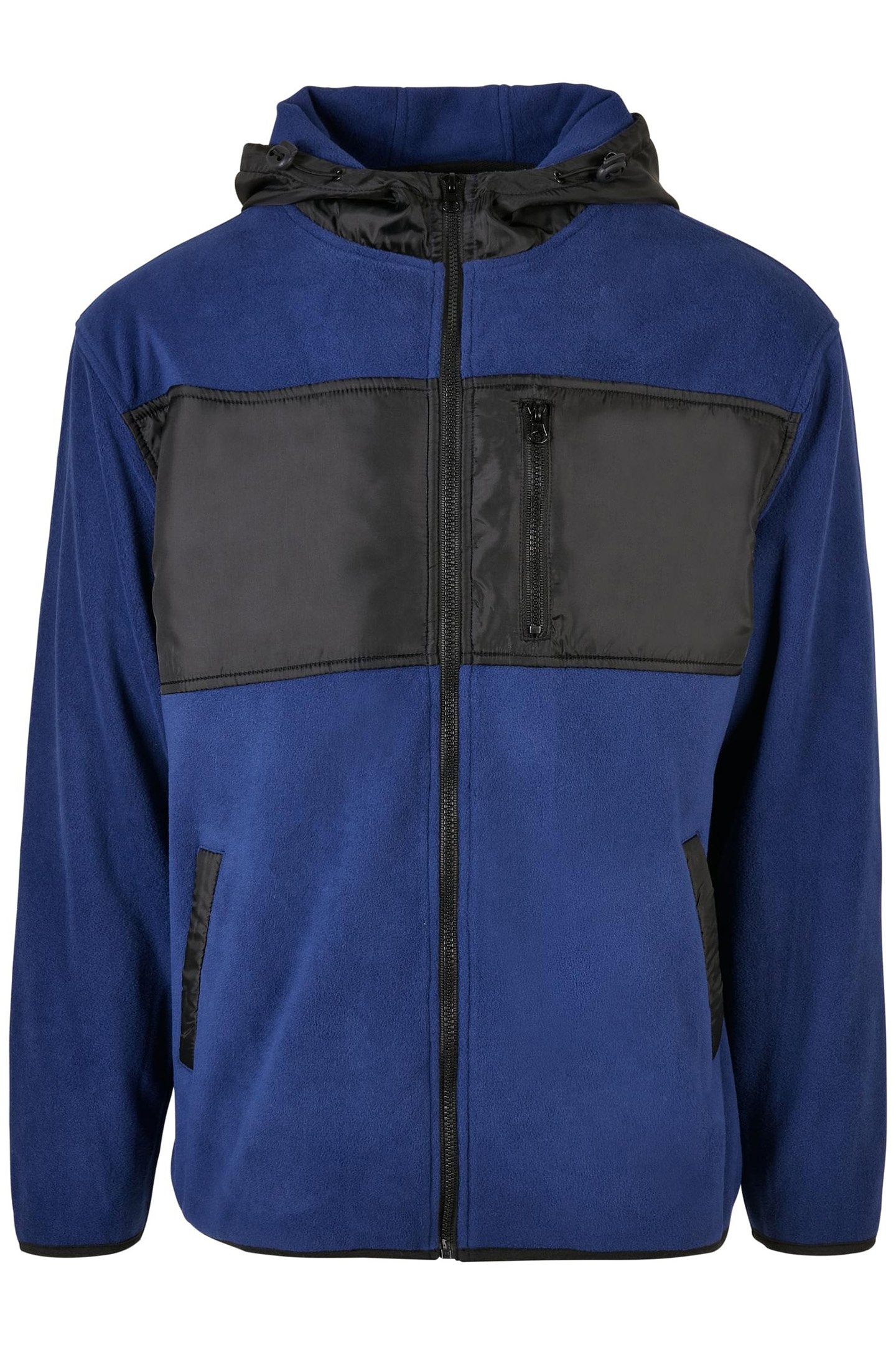HOODED MICRO FLEECE JACKET SPACE BLUE 1