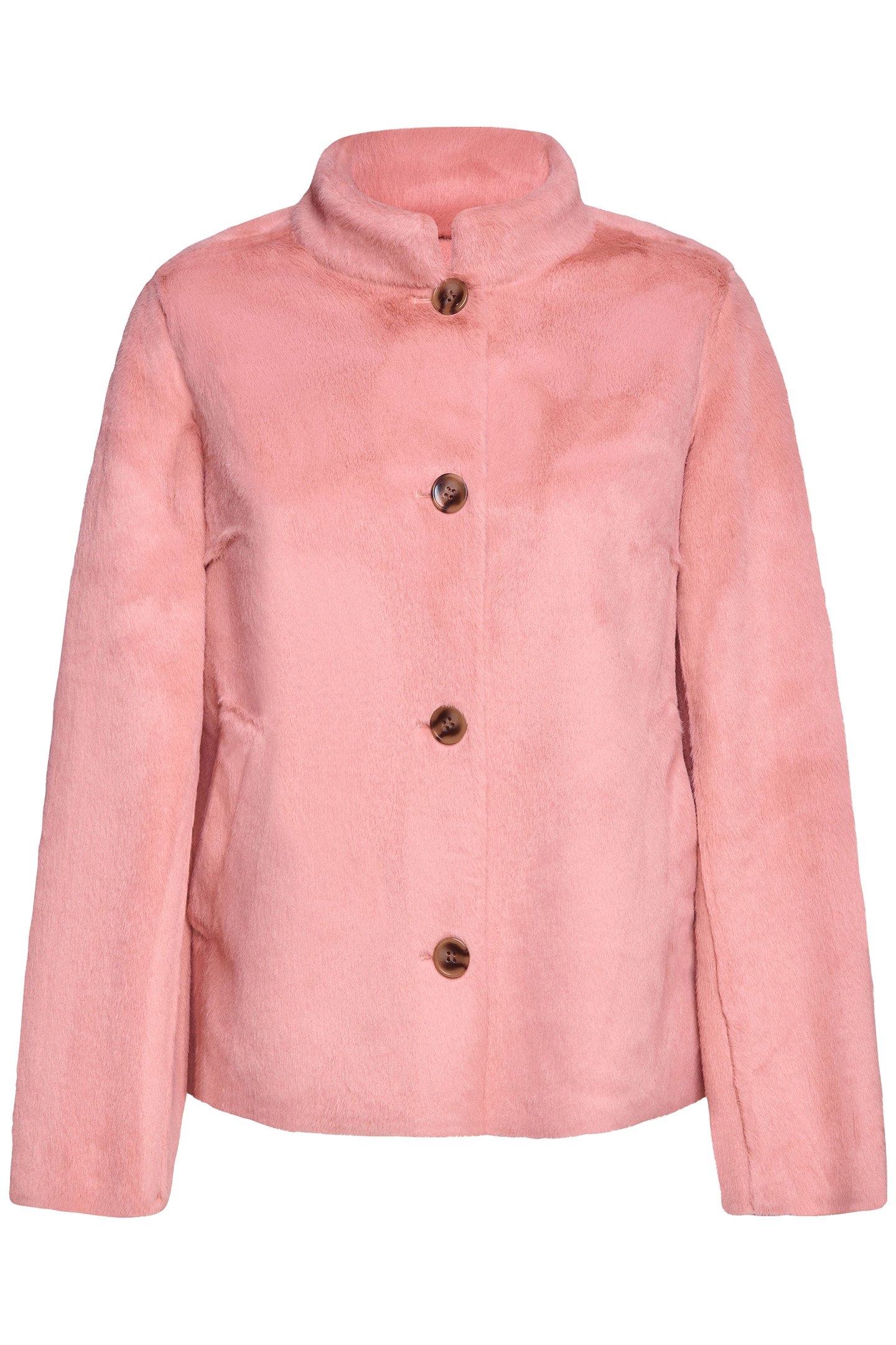 FAKE FUR JACKET ROSE SHADOW 4