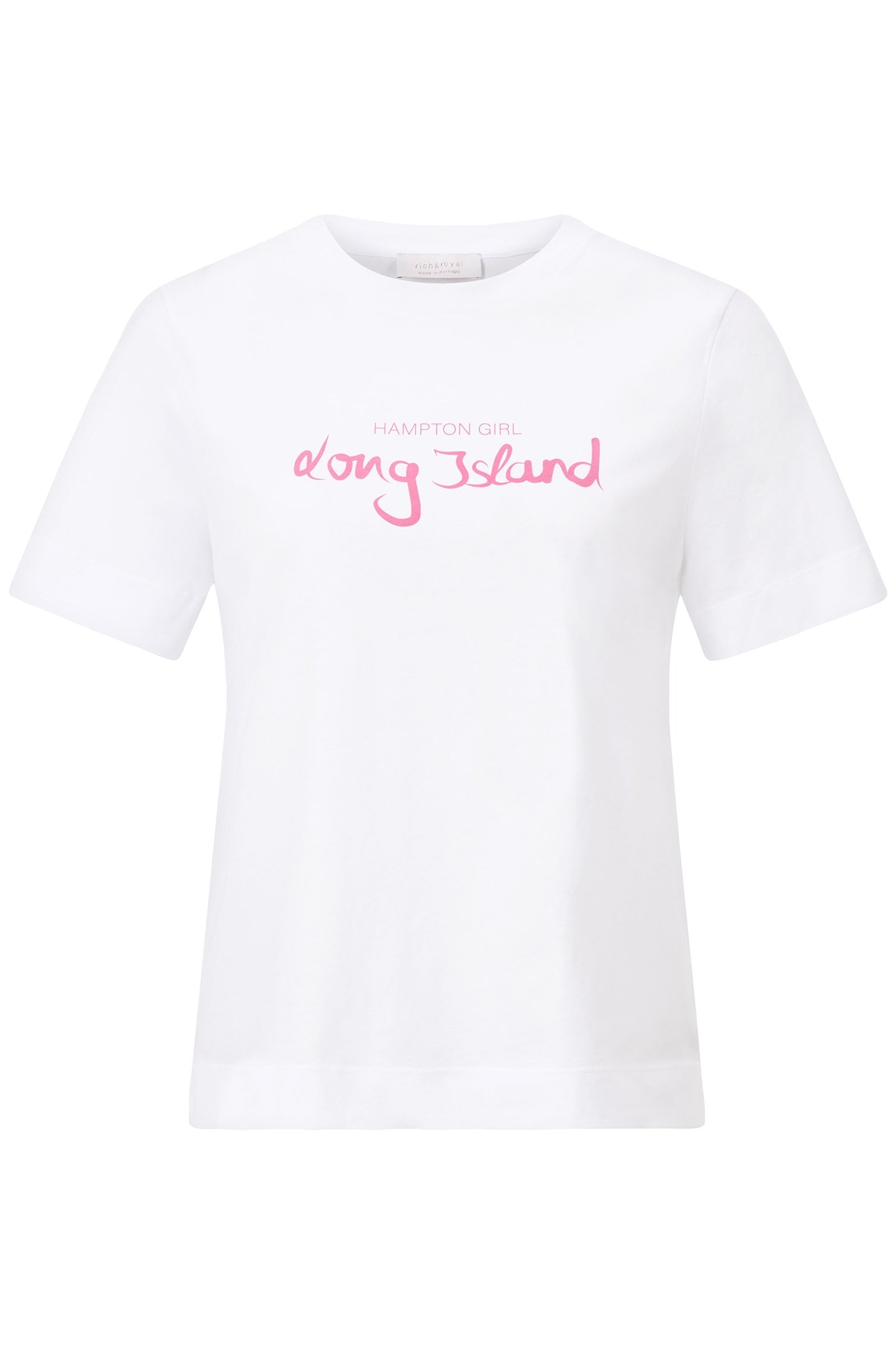 EASY FIT T-SHIRT LONG ISLAND ORGANIC WHITE 4