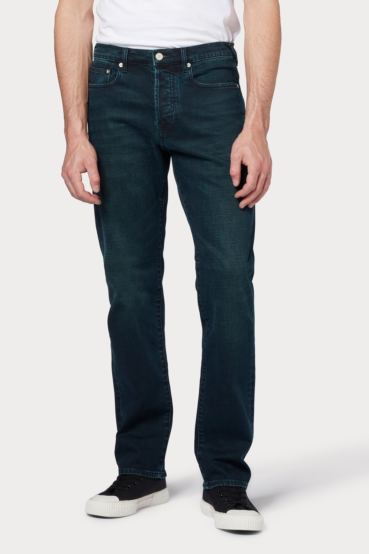 STANDARD FIT JEAN NAVY + WASH 1