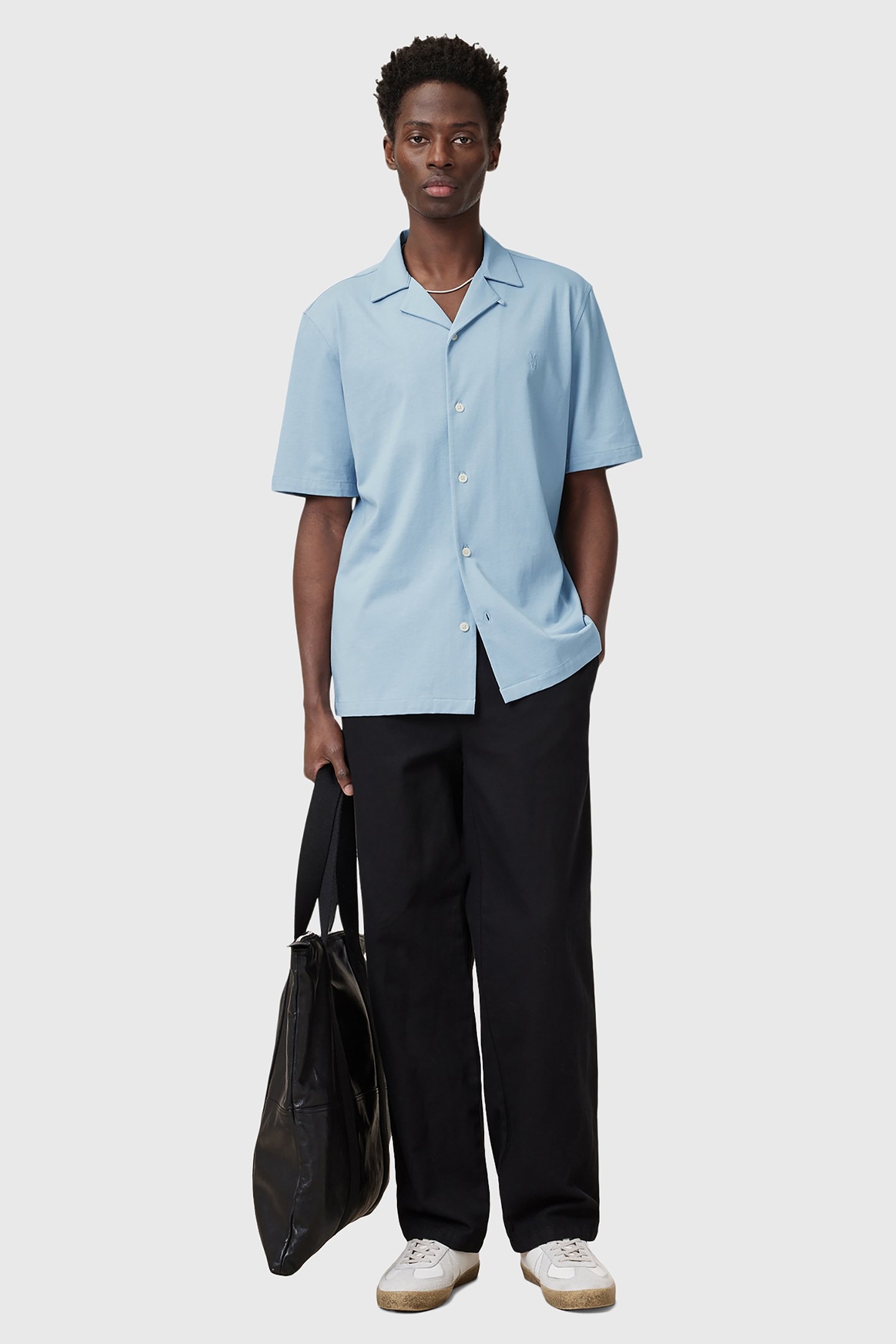 HUDSON SS SHIRT STATIC BLUE 5