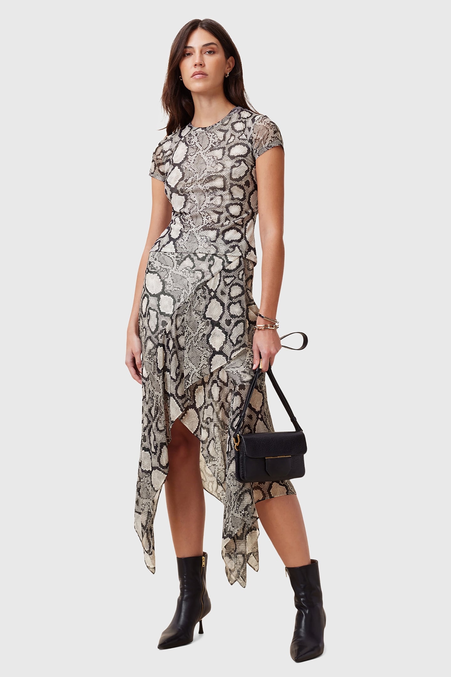 ELLIE MESH TEE FLOW ECRU WHITE 5