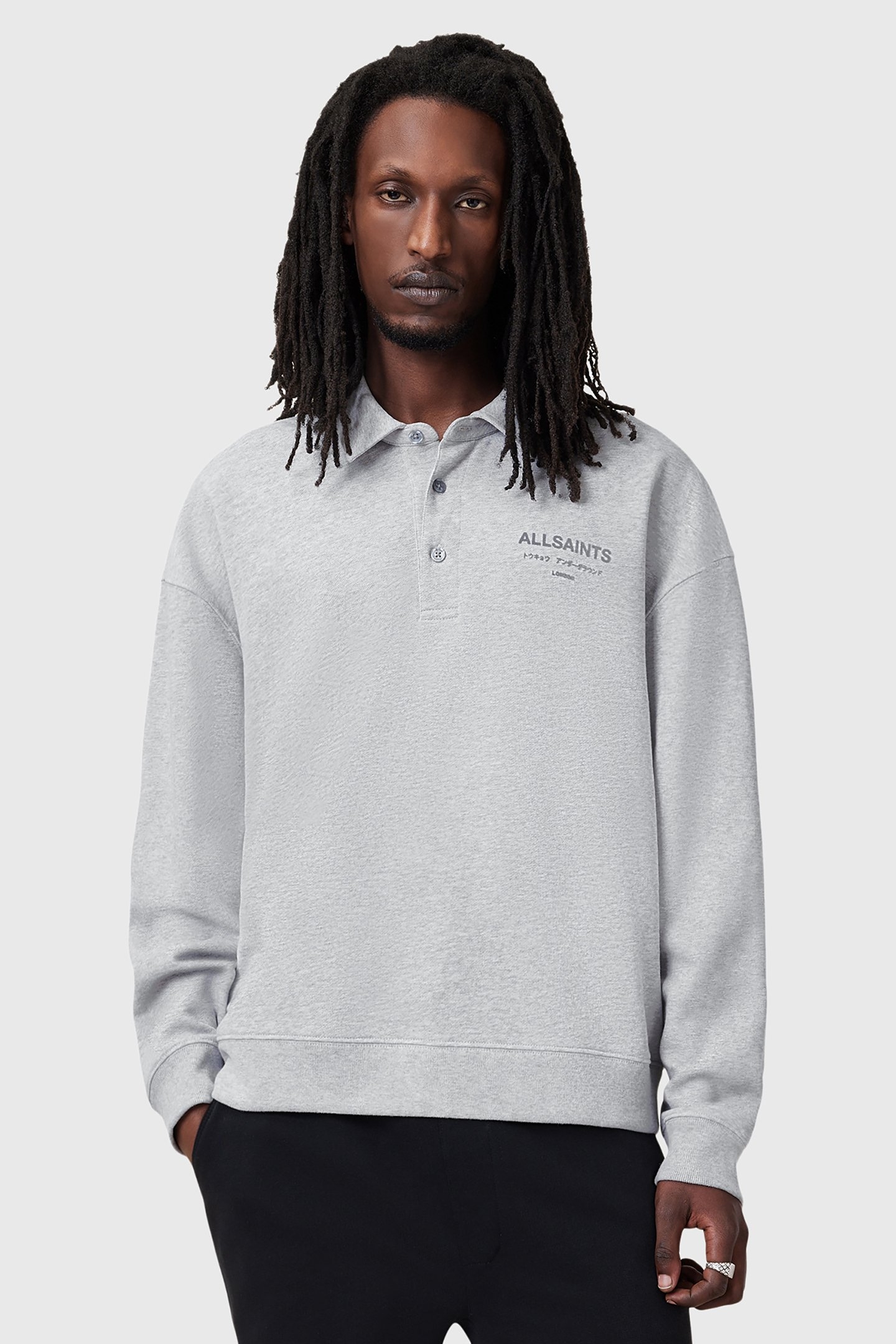 XANDER SWEAT POLO GREY MARL 1