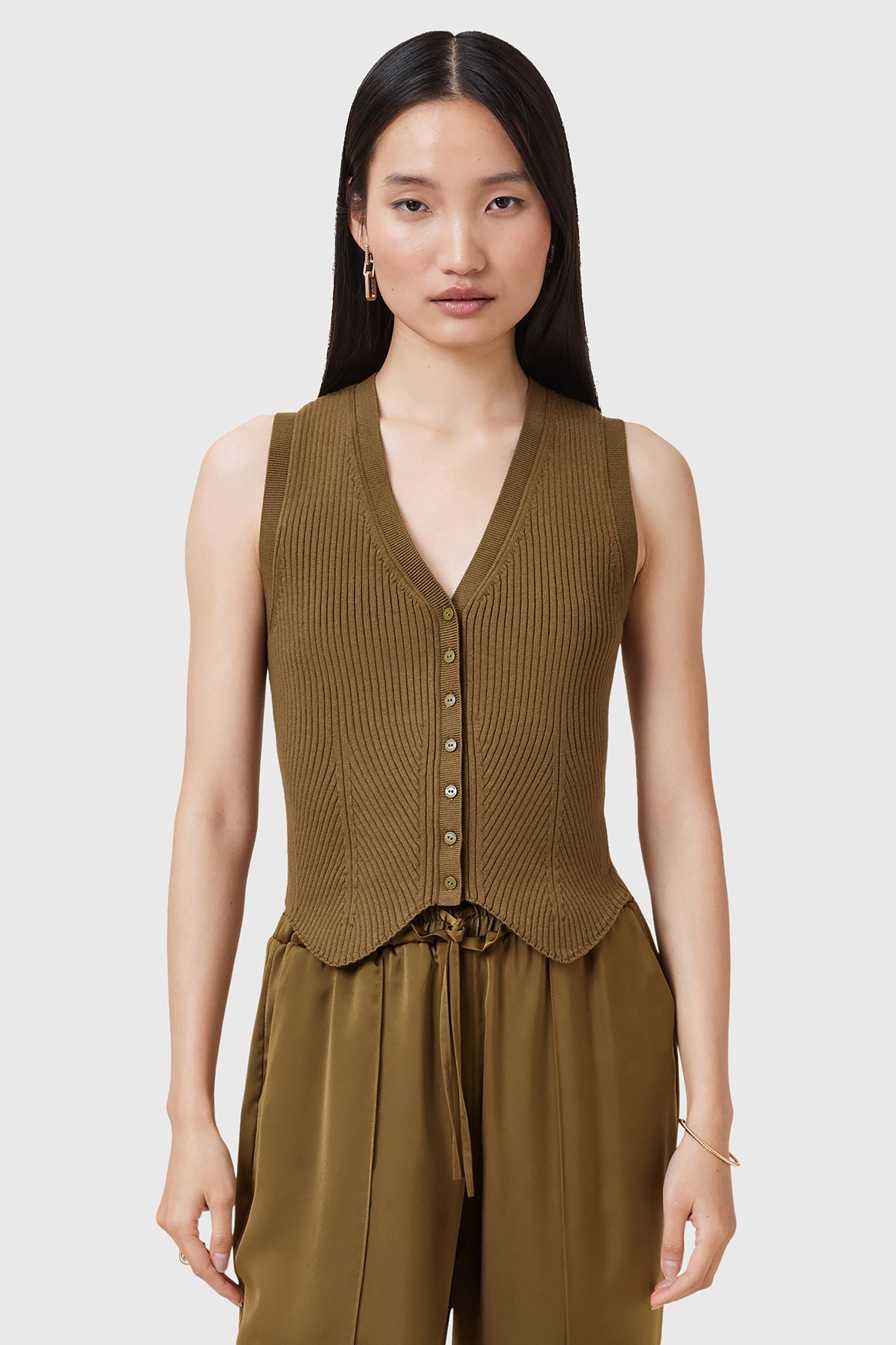 CRUZ WAISTCOAT FIR GREEN 1