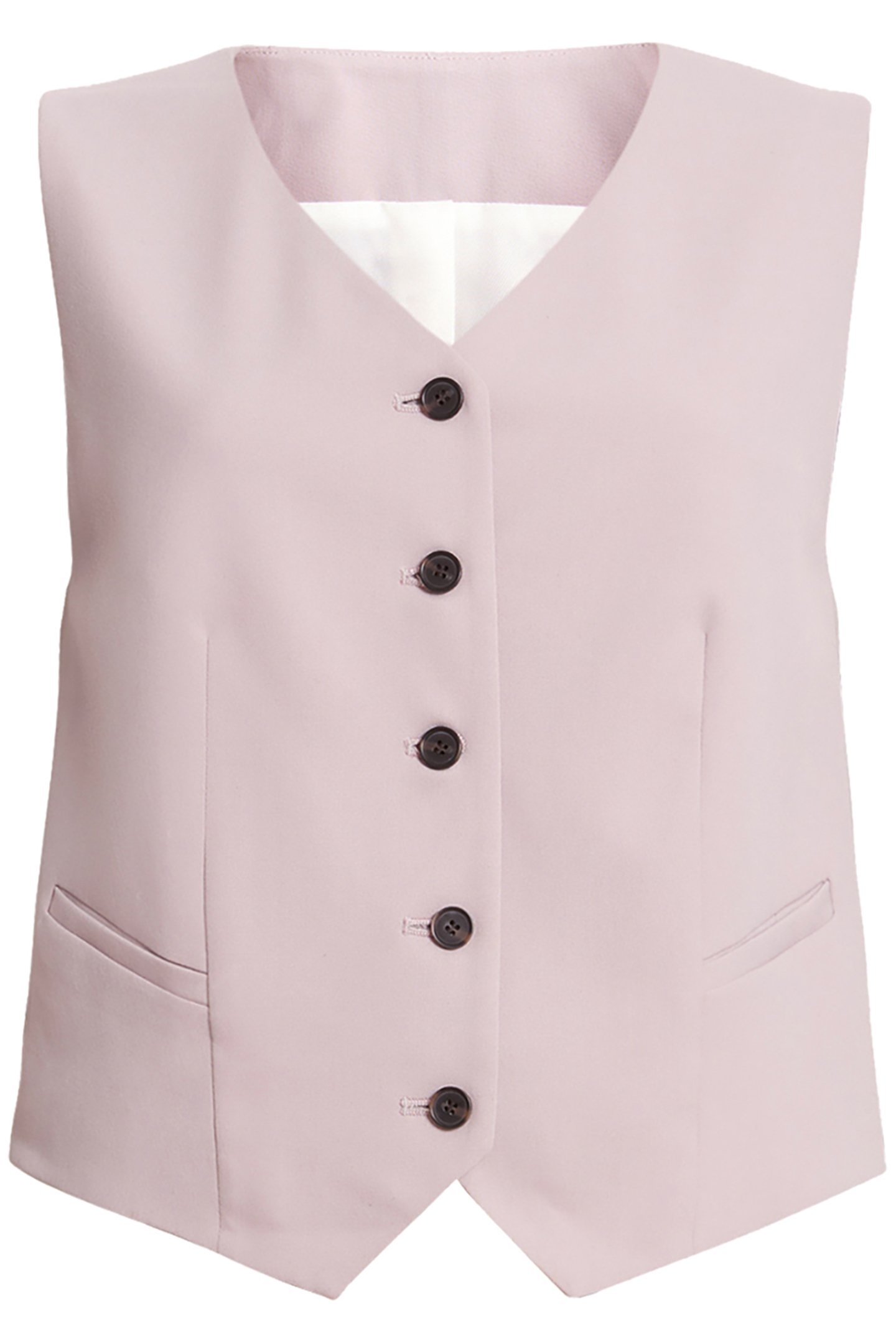 ALEIDA TRI WAISTCOAT MAUVE CHALK PINK 4