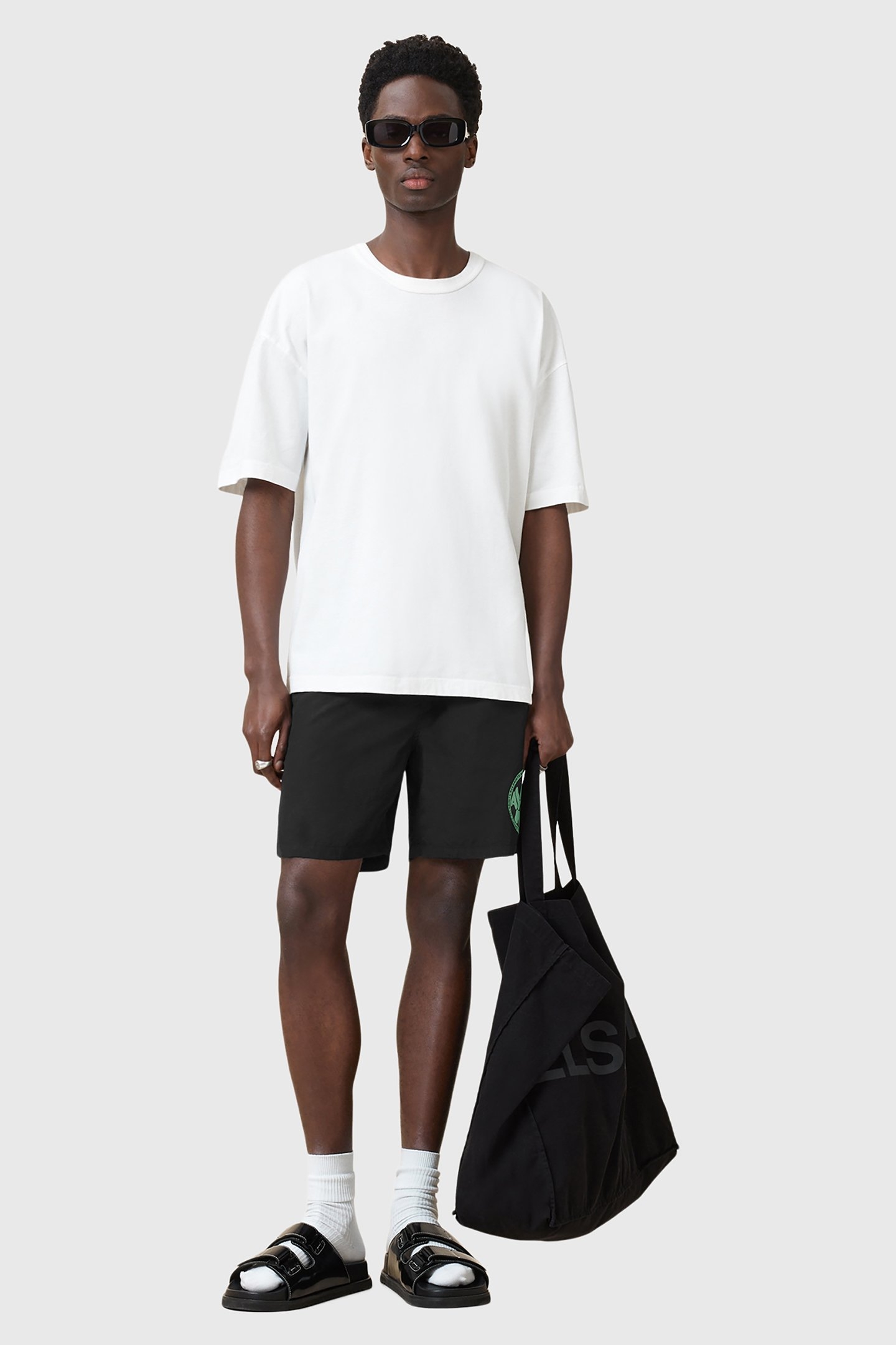 DISTORTION SWIMSHORT JET BLACK 7