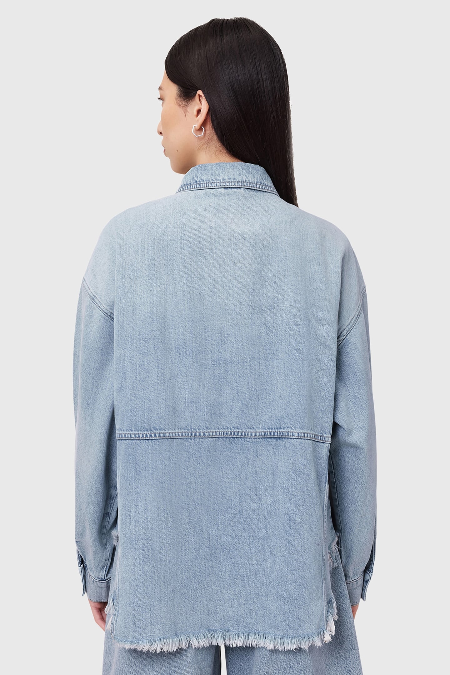 HETTIE DENIM SHACKET LIGHT INDIGO 2