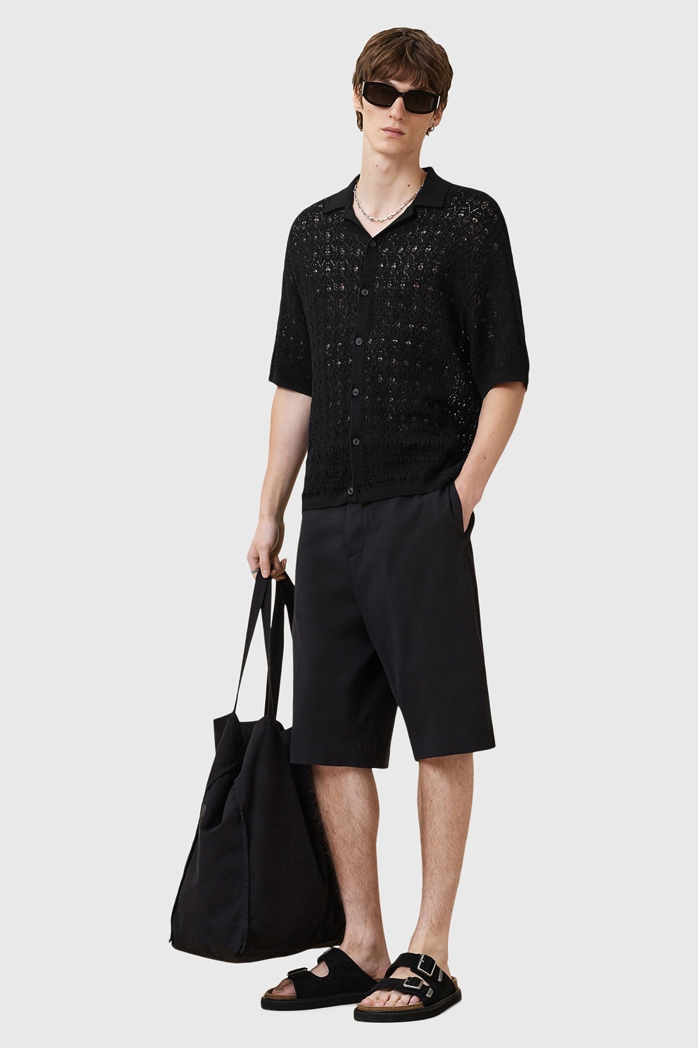 LOIRE SS CARDIGAN BLACK 5