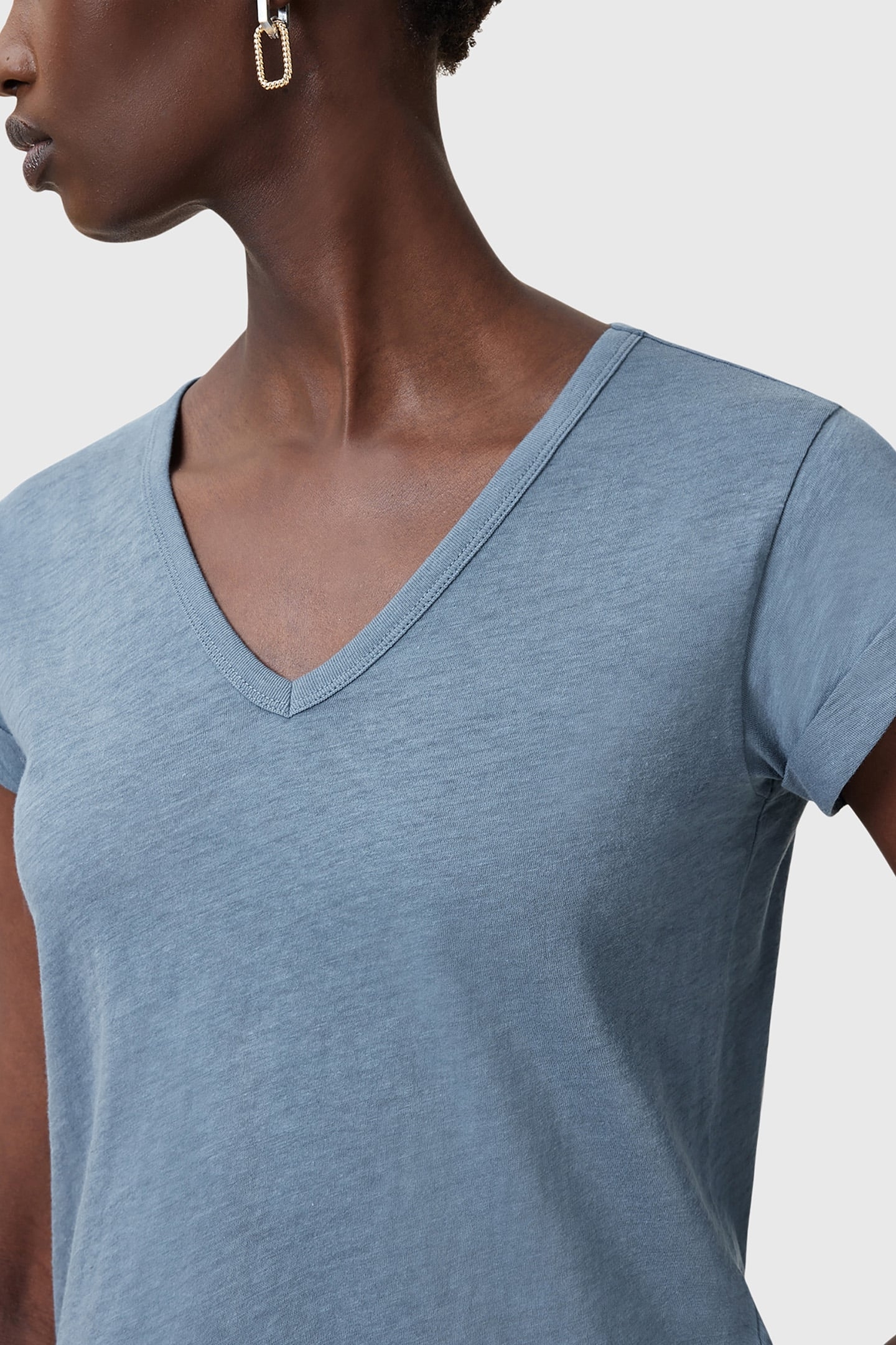 ANNA V TEE FLINT STONE BLUE 6