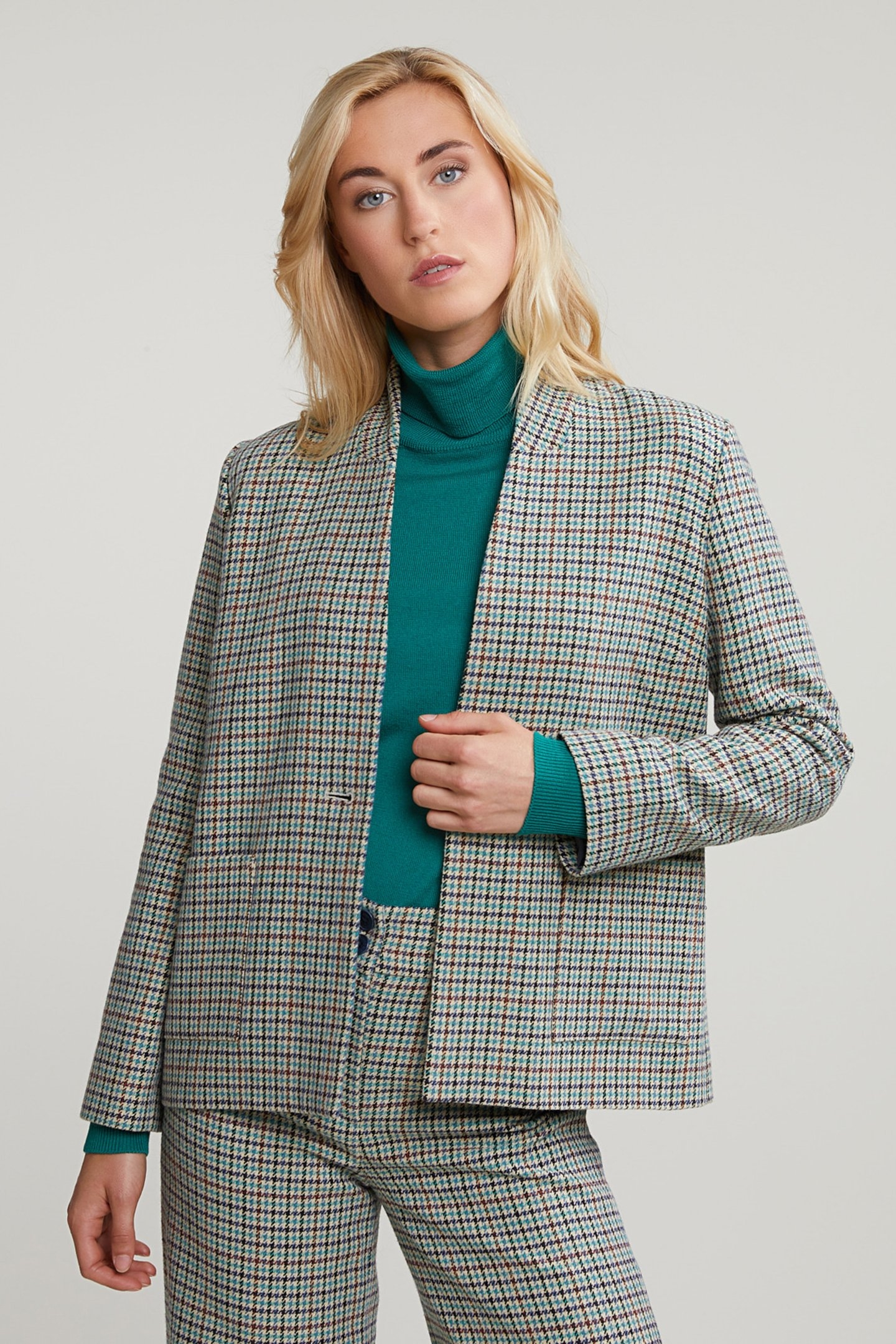 CHECKED BLAZER MULTI 1