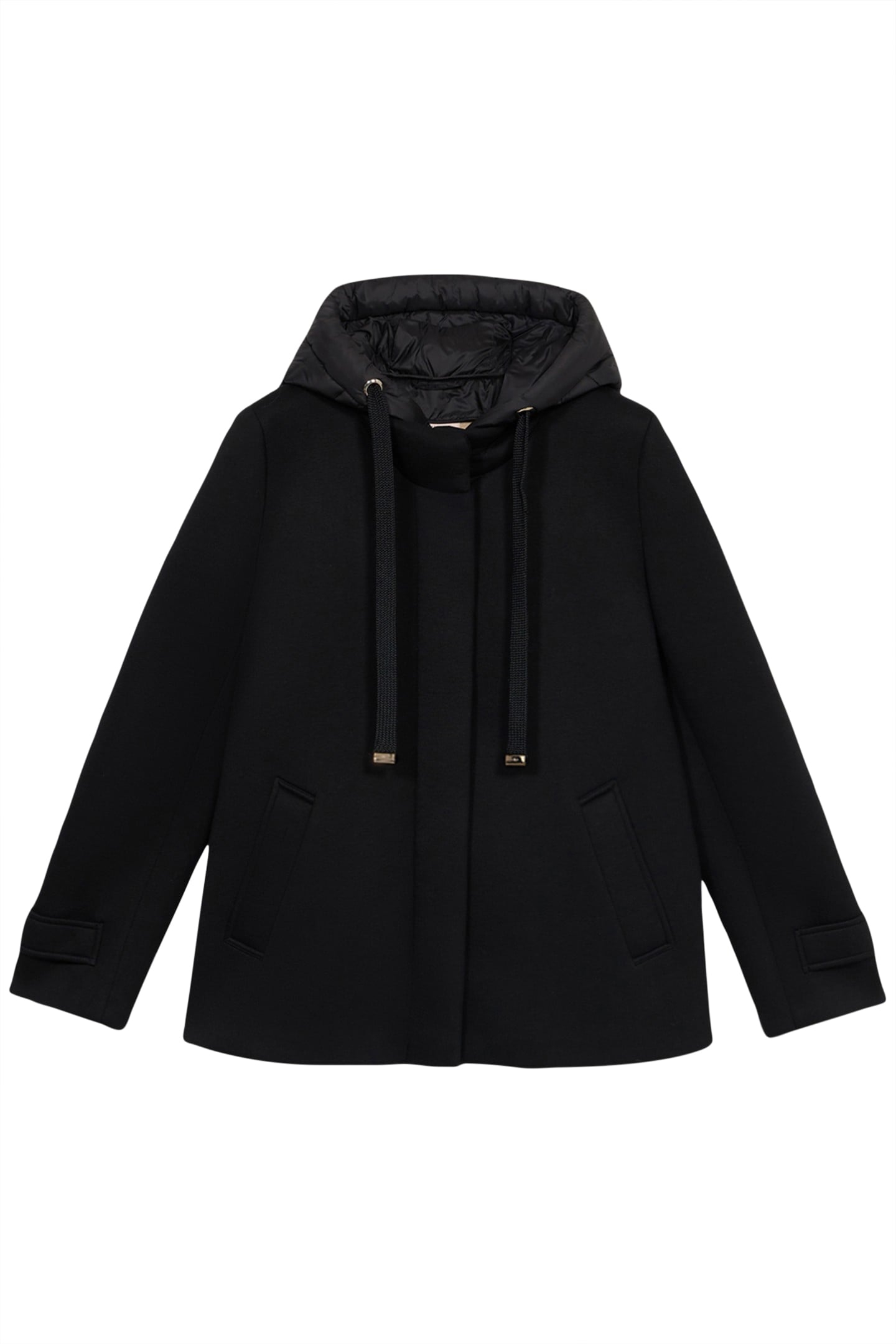 SCUBA COAT WITH PADDED WAISTCOAT BLACK 3