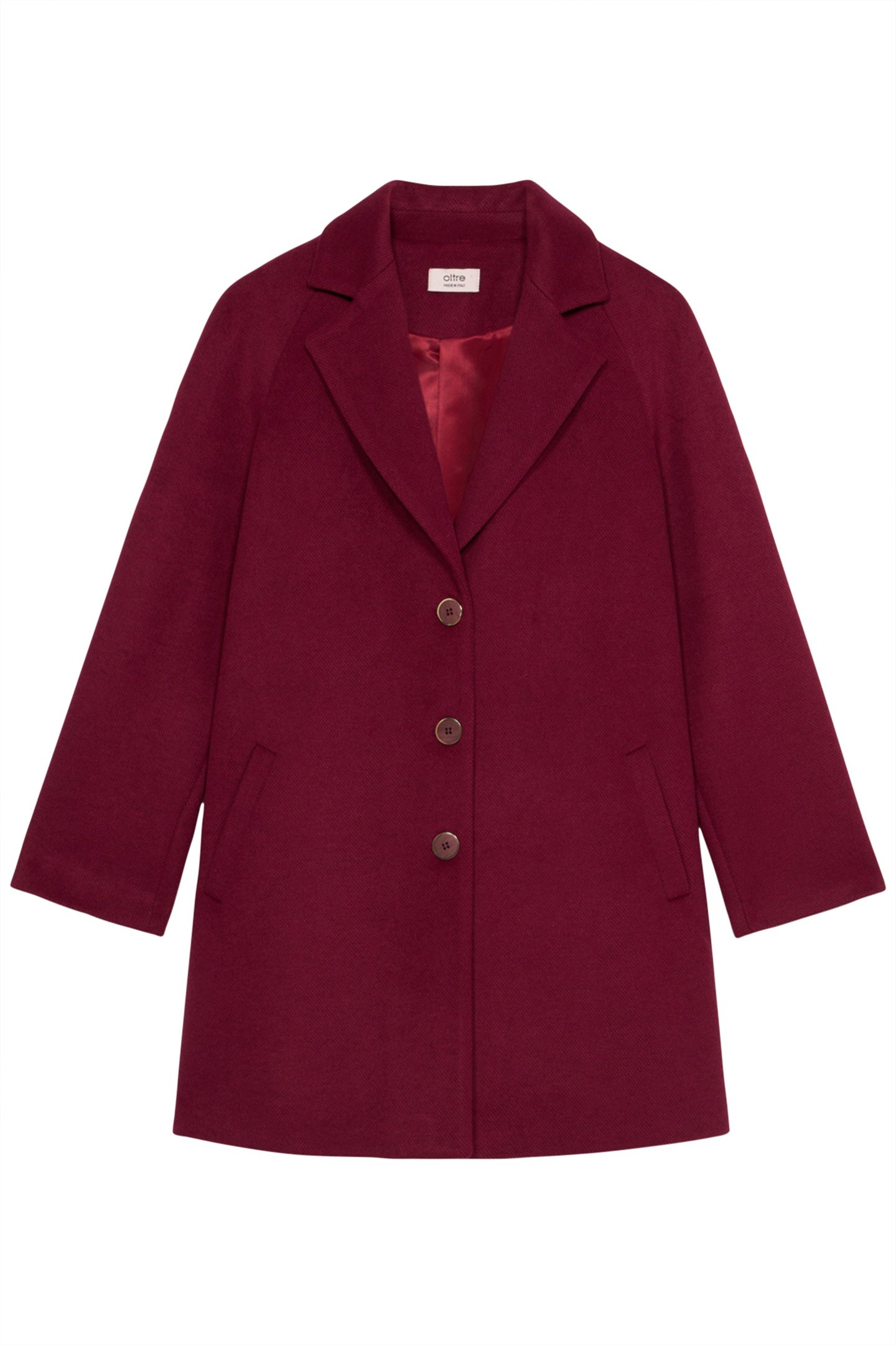 CLOTH COAT BORDEAUX 3