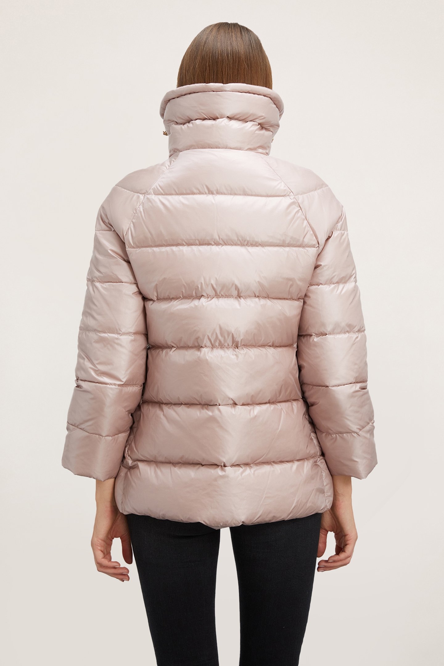 QUILTED NYLON JACKET WITH PADDING PINK 2
