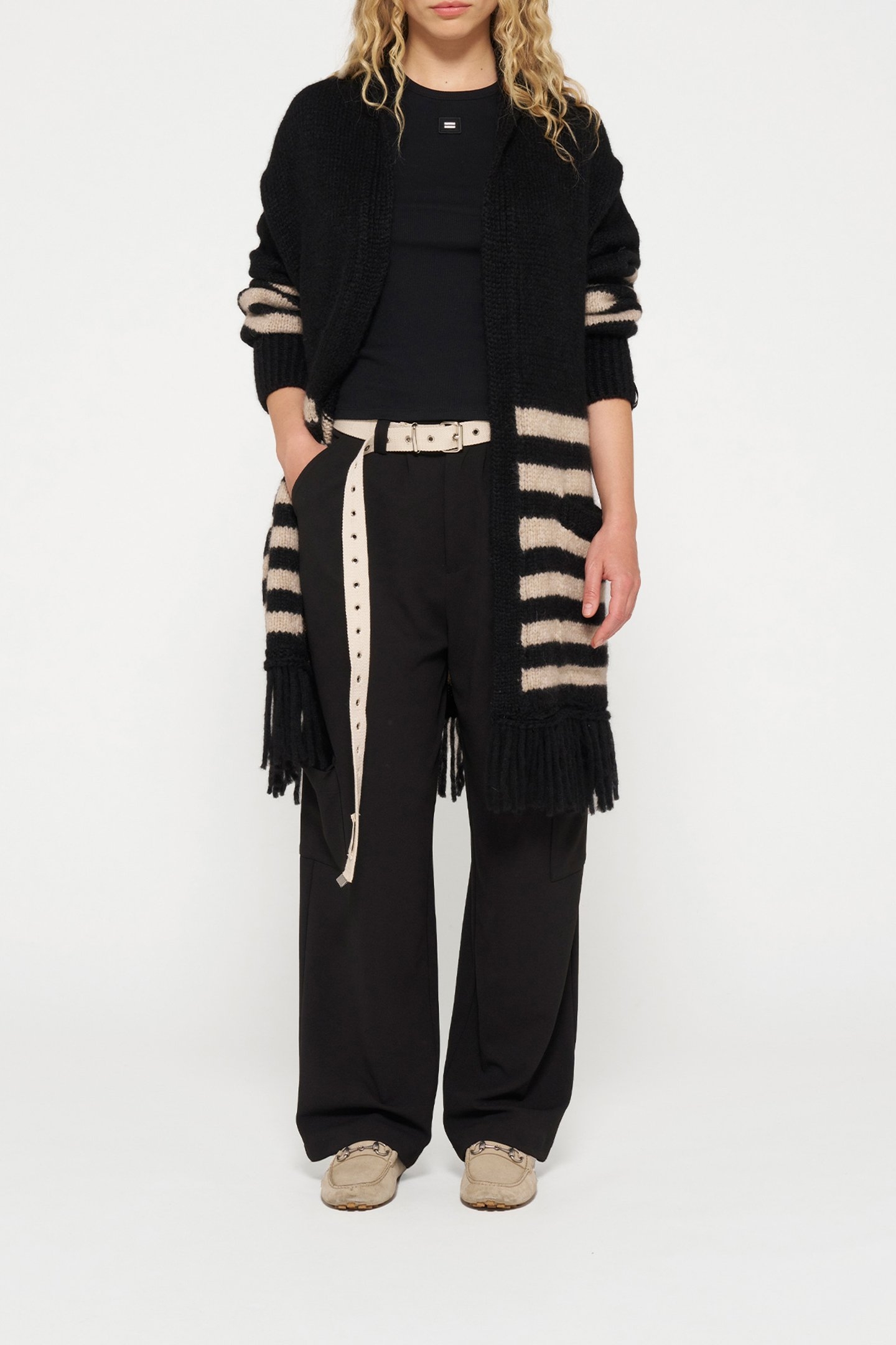 CARDIGAN KNIT STRIPES 3064 2