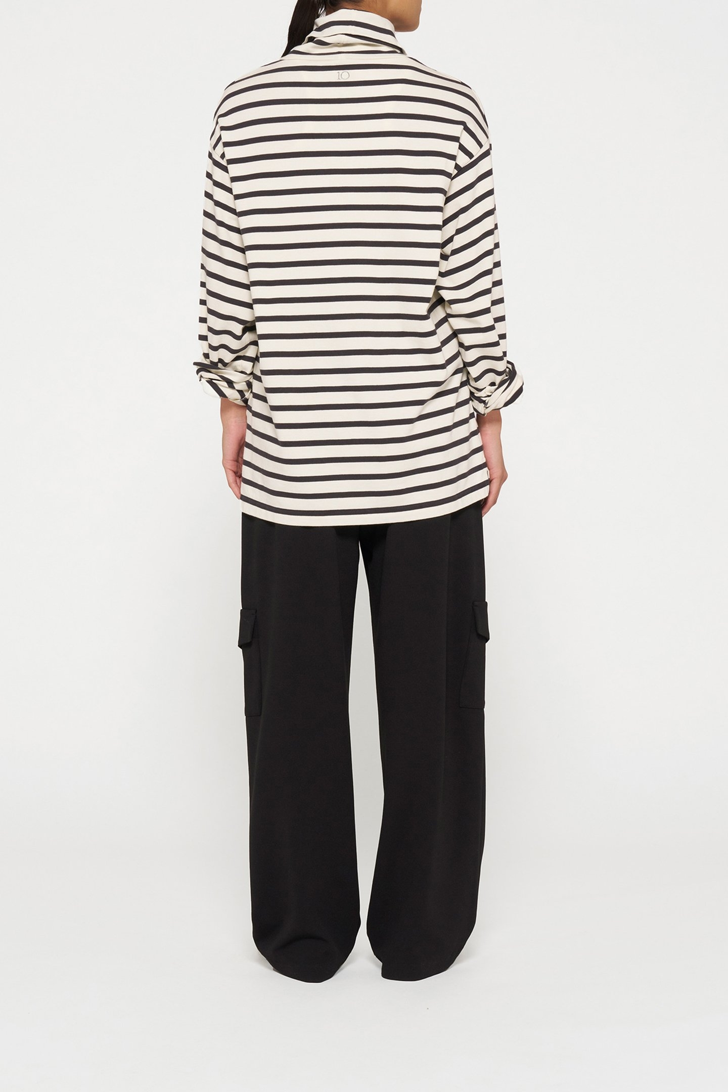 LONGSLEEVE COLL TEE STRIPES 3062 3