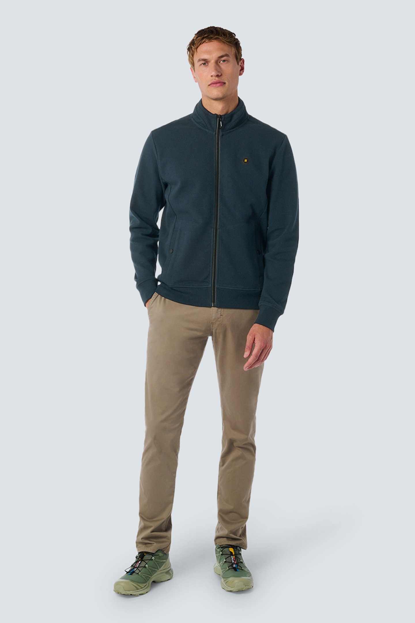 SWEATER FULL ZIPPER TWILL JACQUARD NIGHT 3