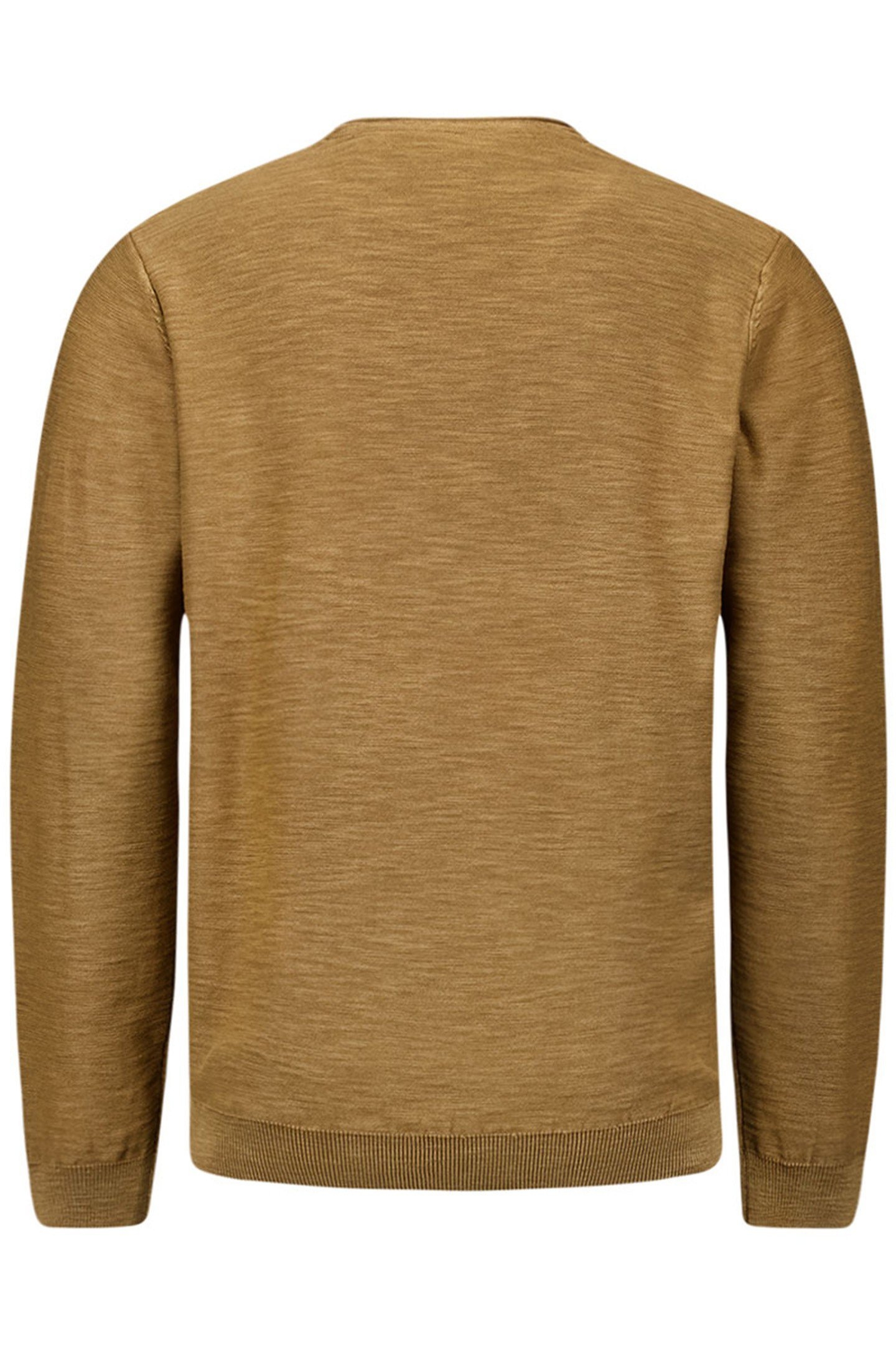 PULLOVER CREWNECK GARMENT DYED + STONE WASHED KHAKI 5