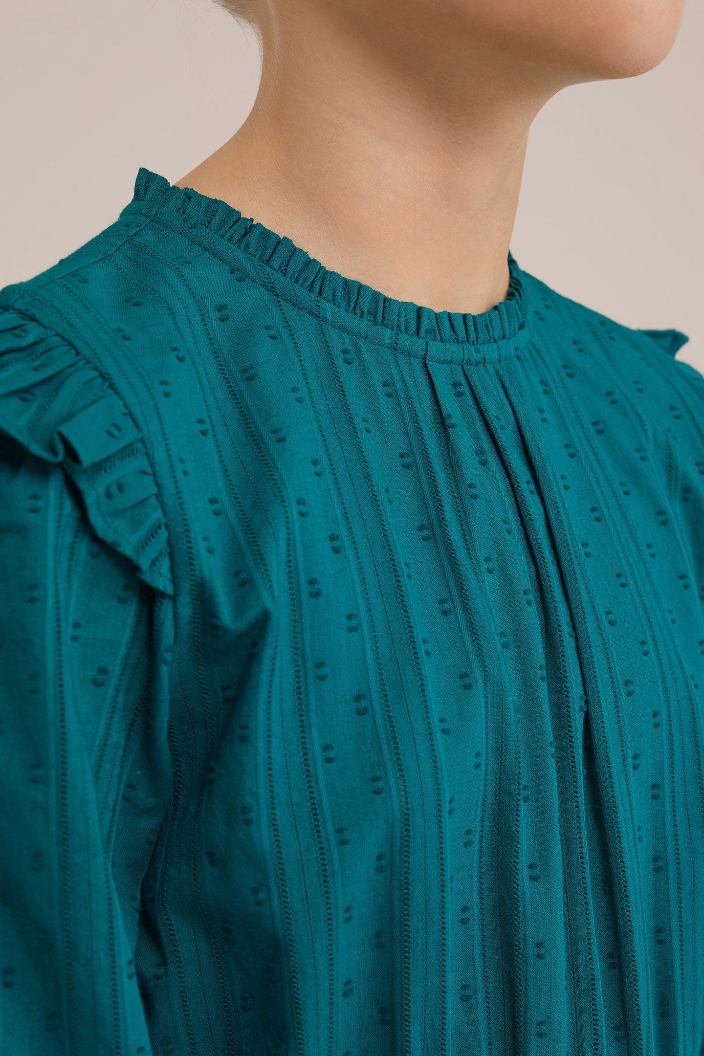 DRESS MID LENGTH SEA GREEN 5