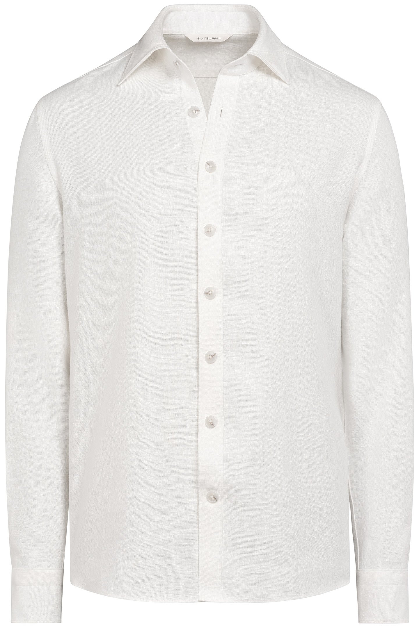 PURE LINEN WHITE OVERSHIRT WHITE 3