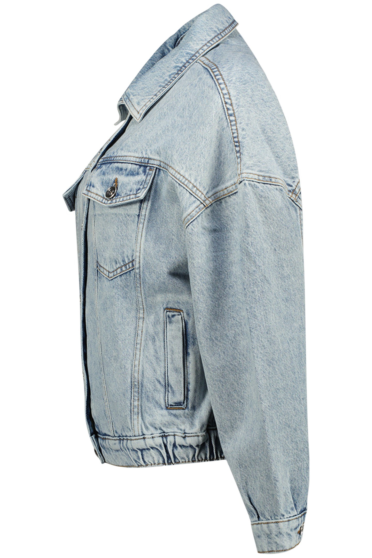VERONICA DENIM JACKET LIGHT BLUE STONE 5