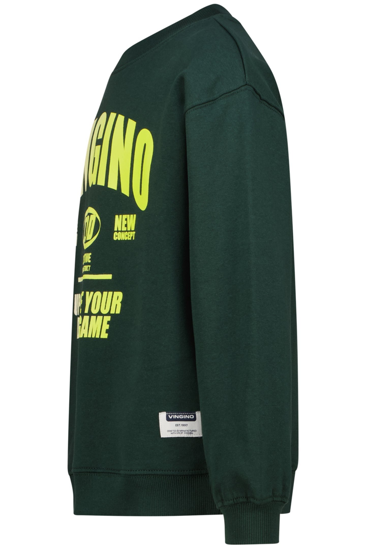 BOYS NAIL SWEATER RACING GREEN 3