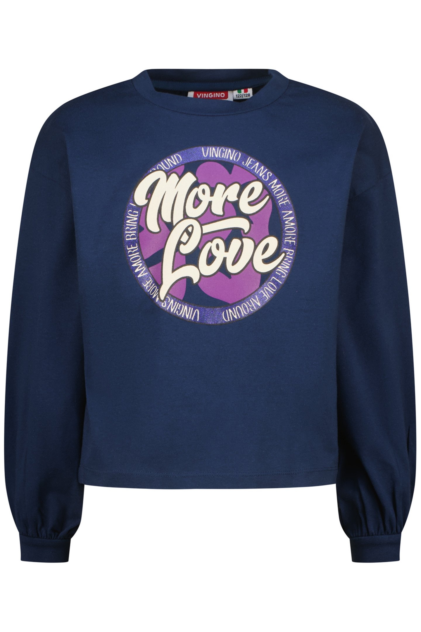 GIRLS JINNIE SWEATER DARK BLUE 1