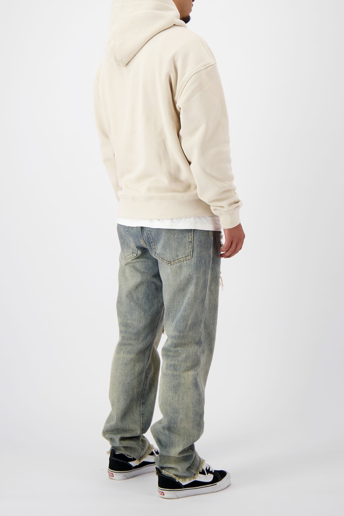 CALLIGRAPHY HOODIE SAND 3