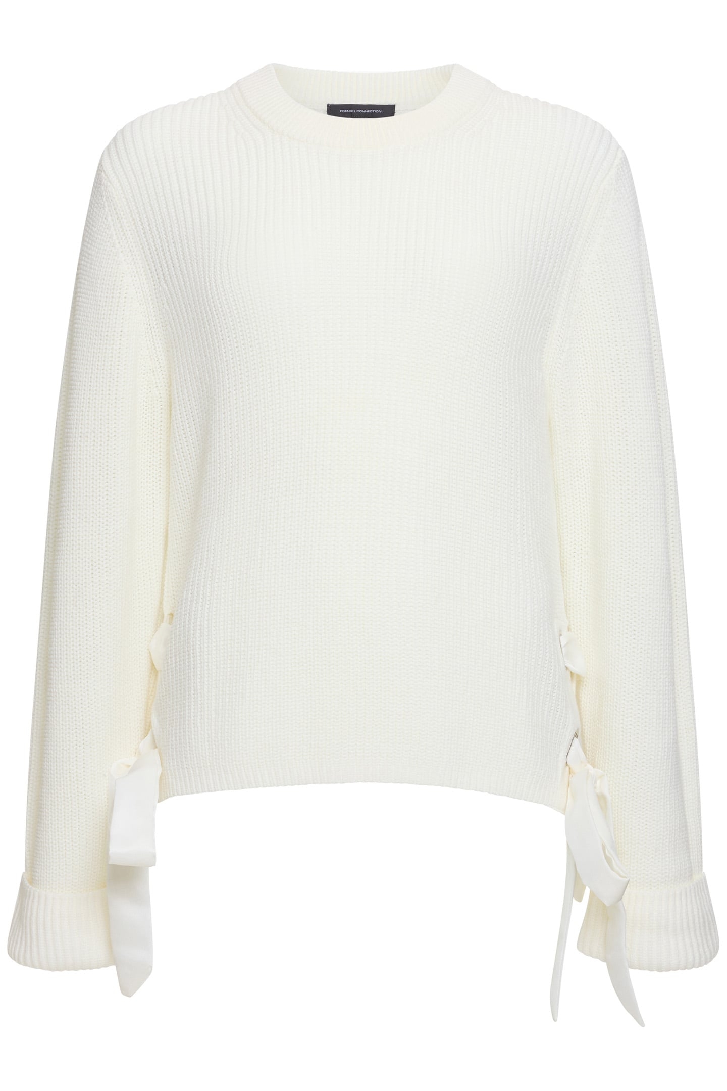 TIE DETAIL JUMPER WINTER WHITE 2