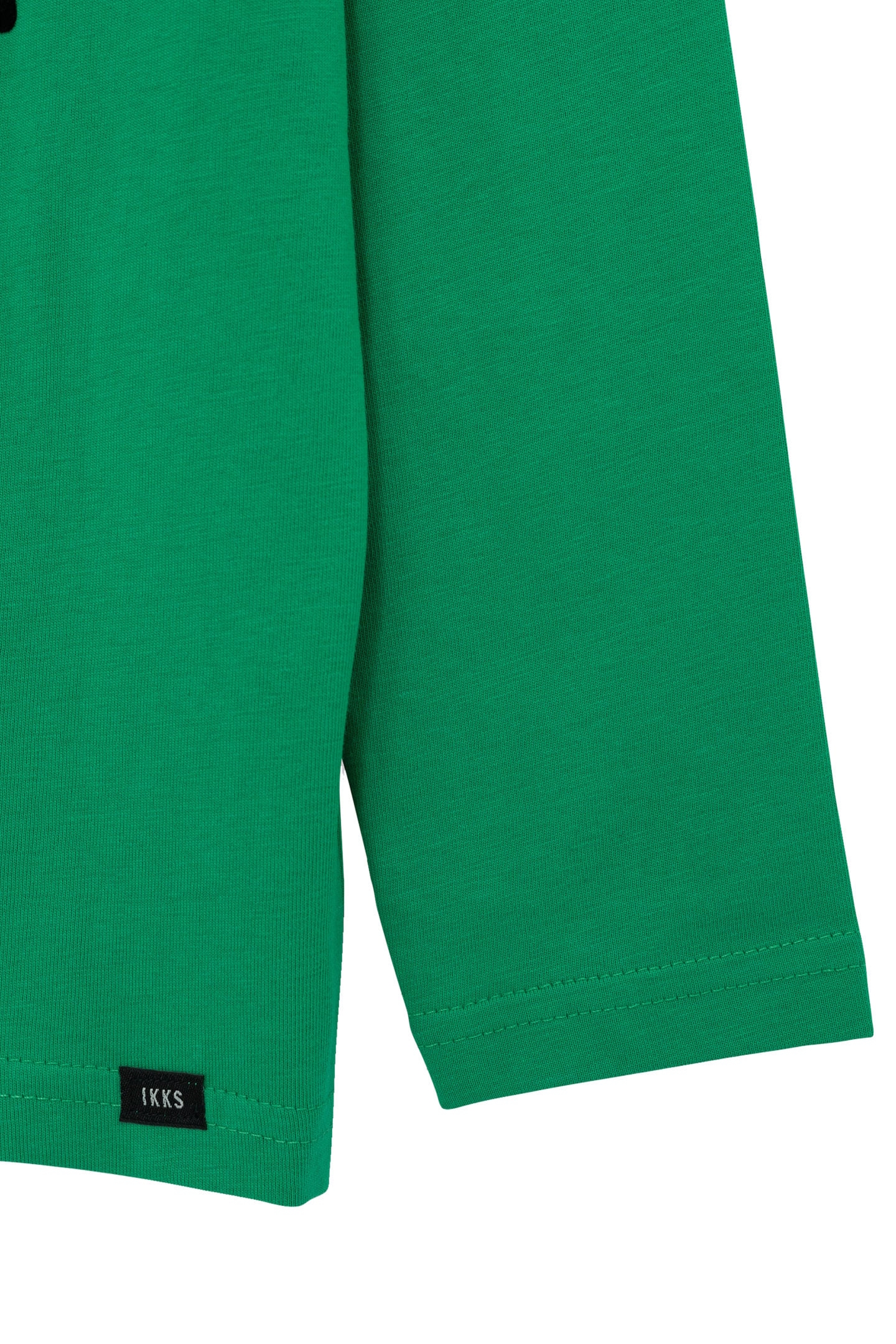 BOY'S GREEN ORGANIC COTTON GLOWING LEOPARD EYES T-SHIRT 3