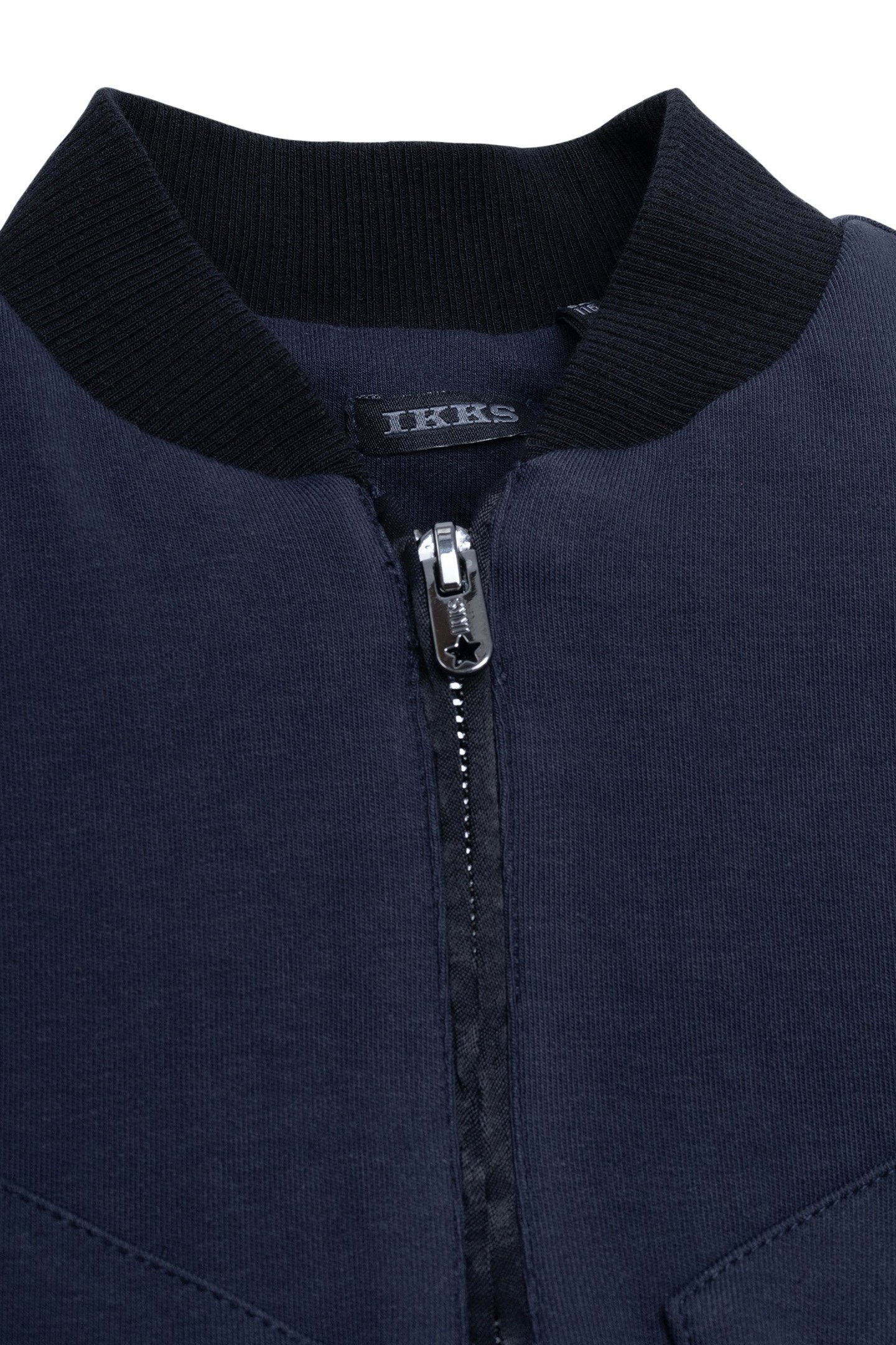 GIRL'S NAVY STAR PRINT SHORT JACKET 5