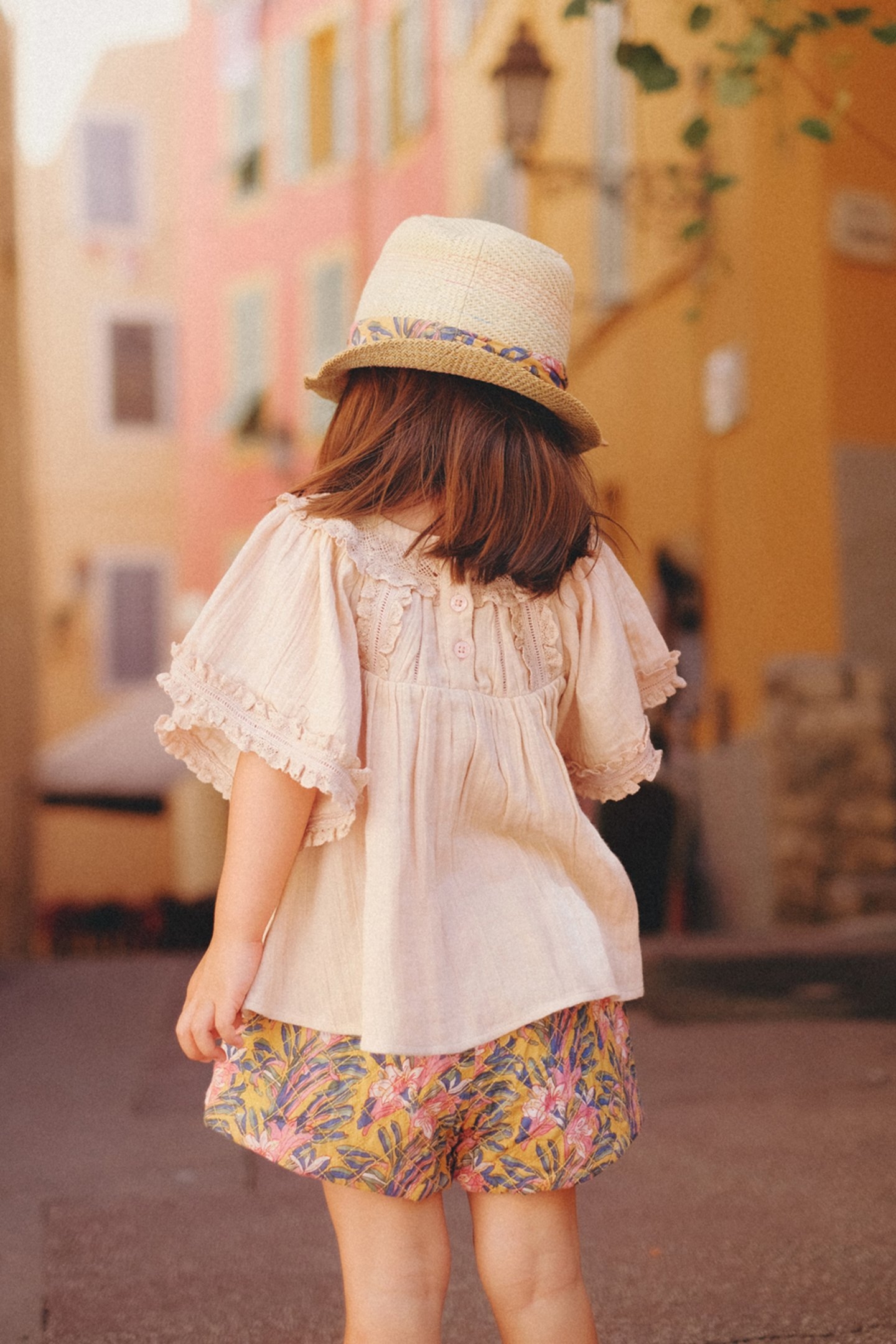 SHORTS AMBROISE HONEY FLOWER / STAMP 2