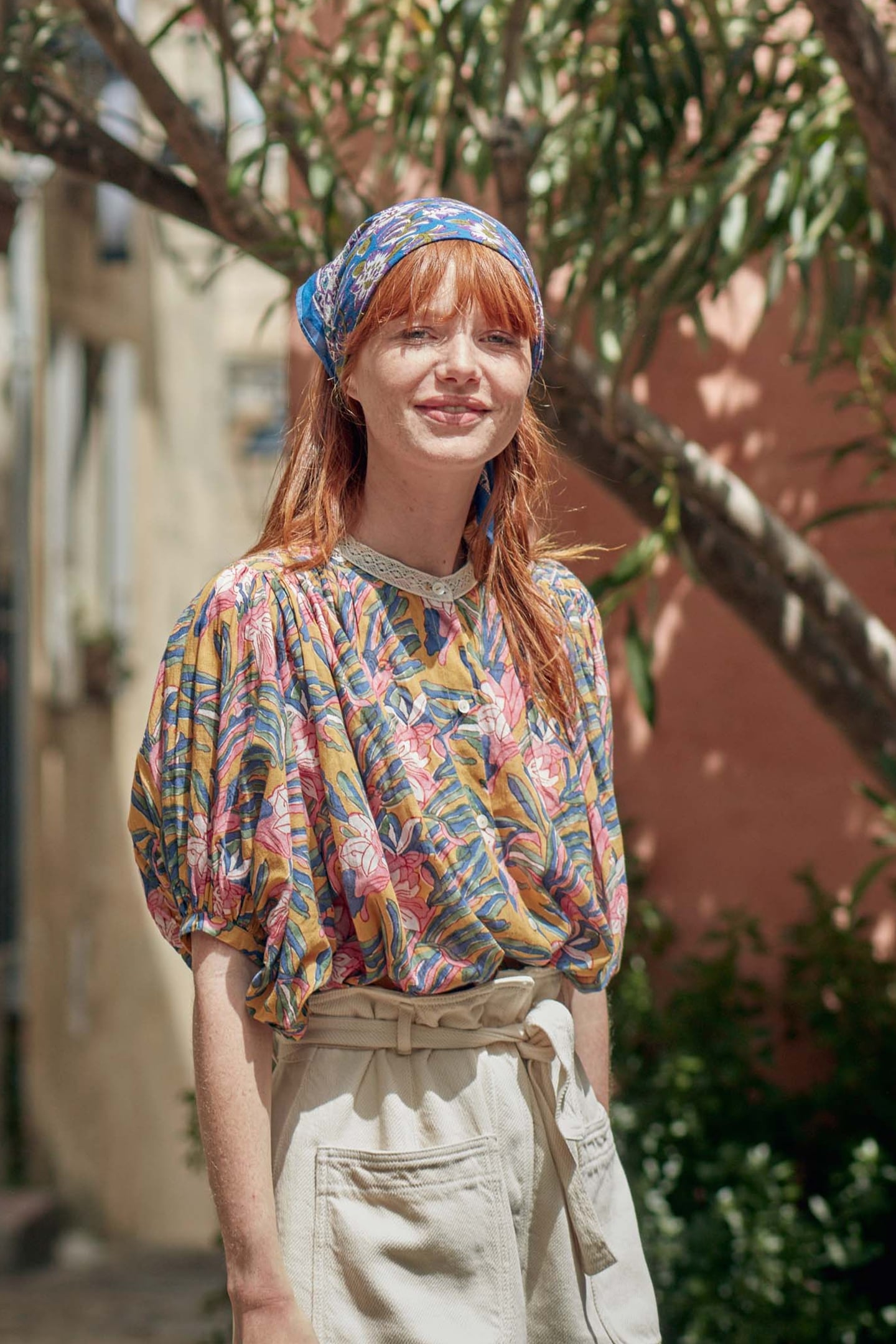 BLOUSE JULIE HONEY FLOWER 1