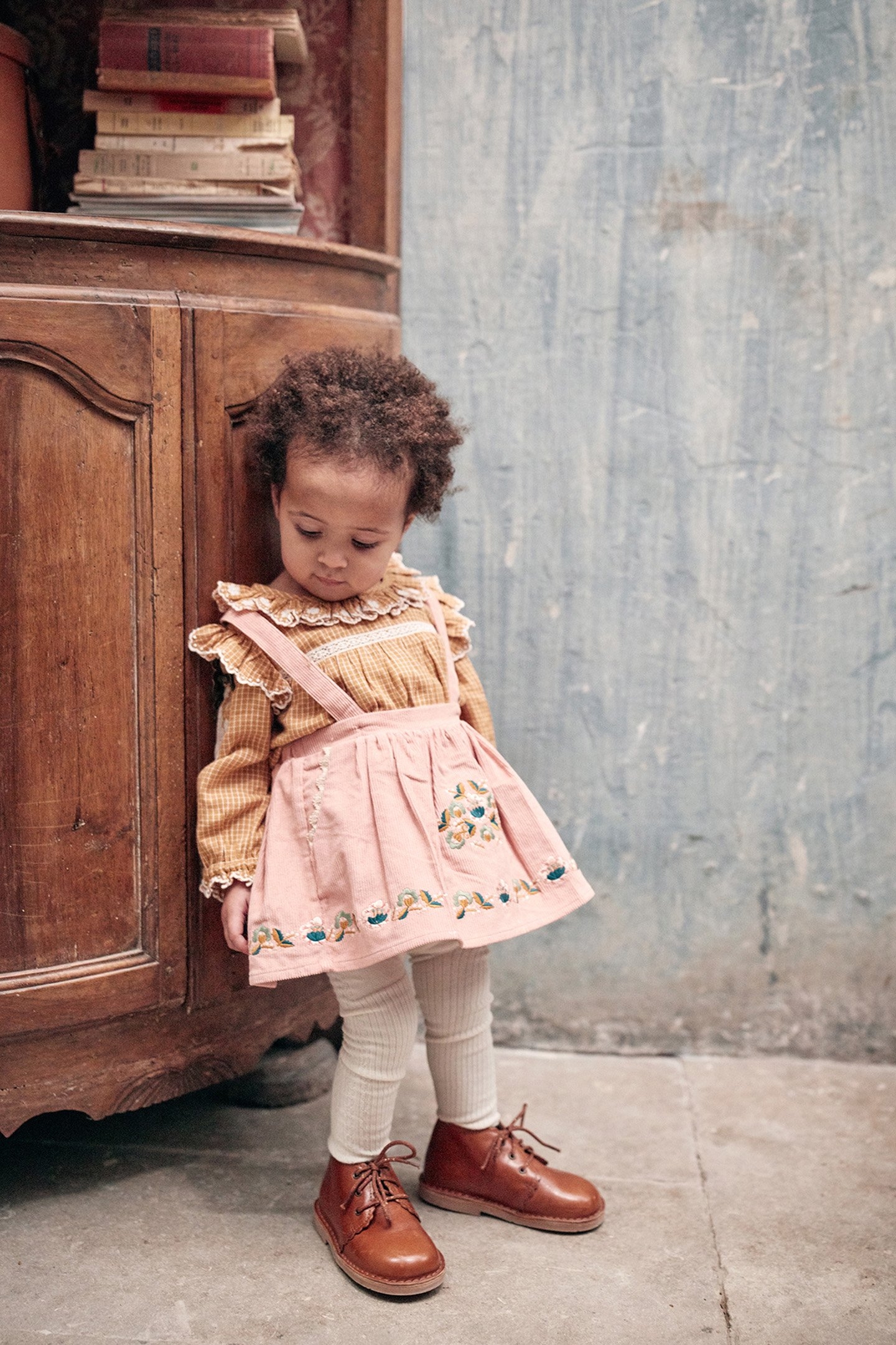 SHORT SKIRT CARINA LIGHT SIENNA 3