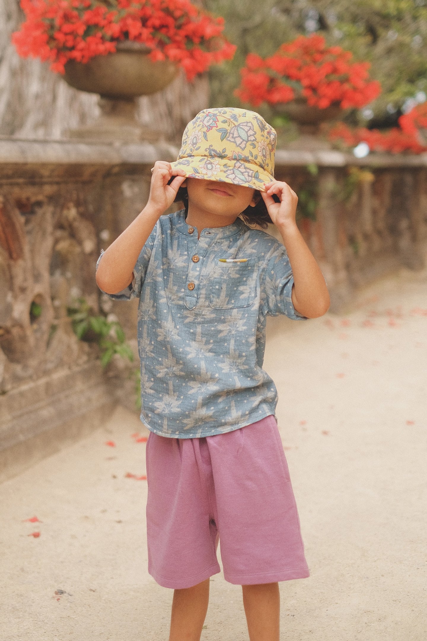 SHIRT ARUN BLUE PEACOCK MANDALA 2