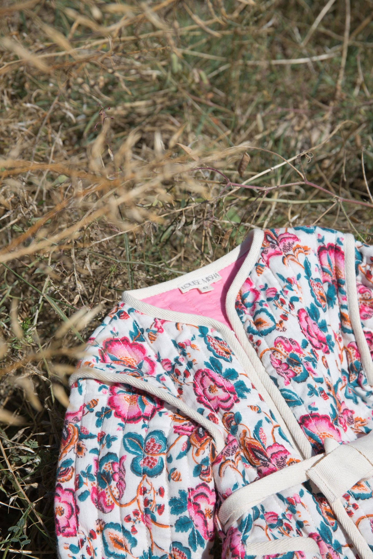 JACKET TELIANI CREAM INDIAN FLOWERS 4