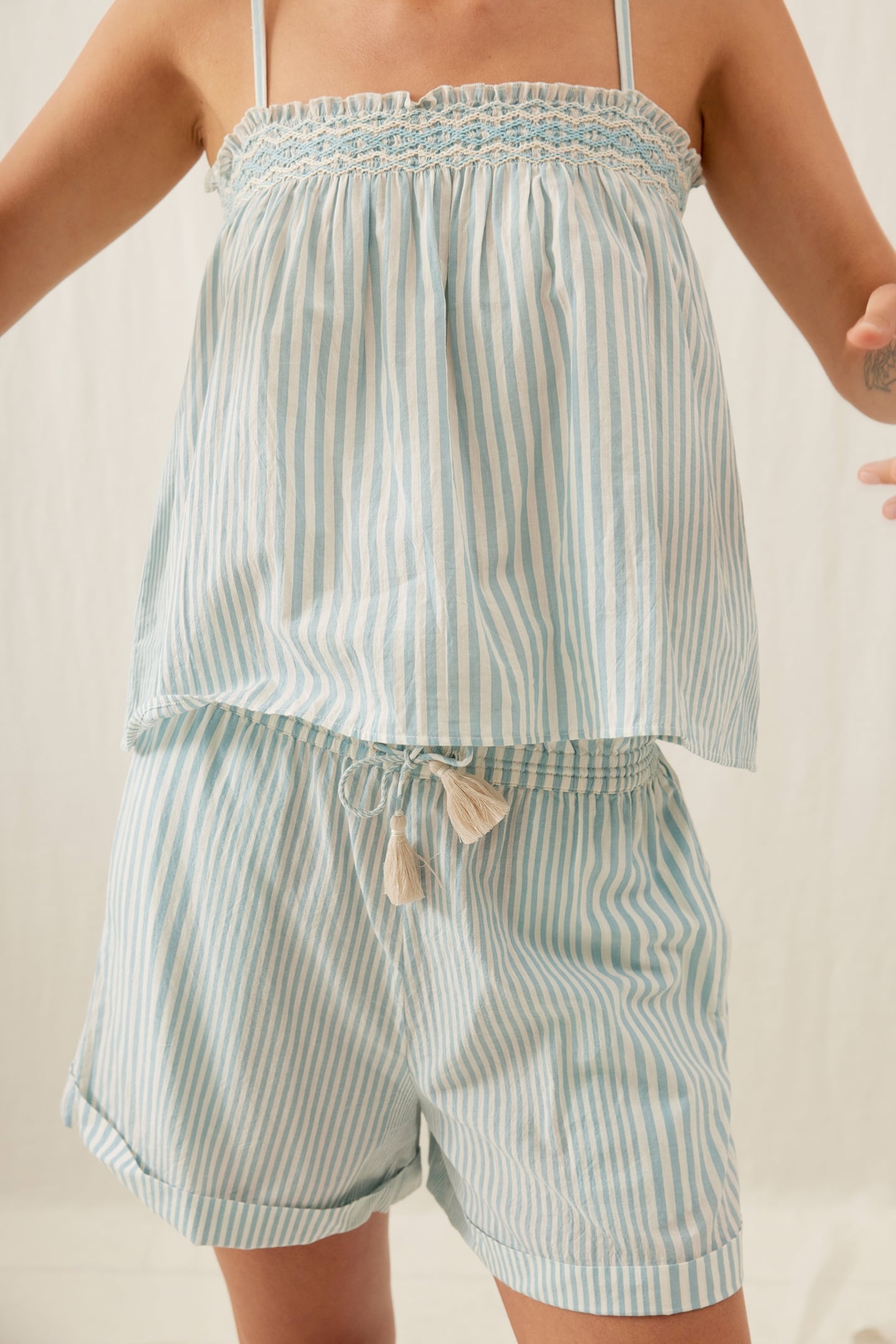 PAJAMAS SET MINALOU BLUE STRIPES 5