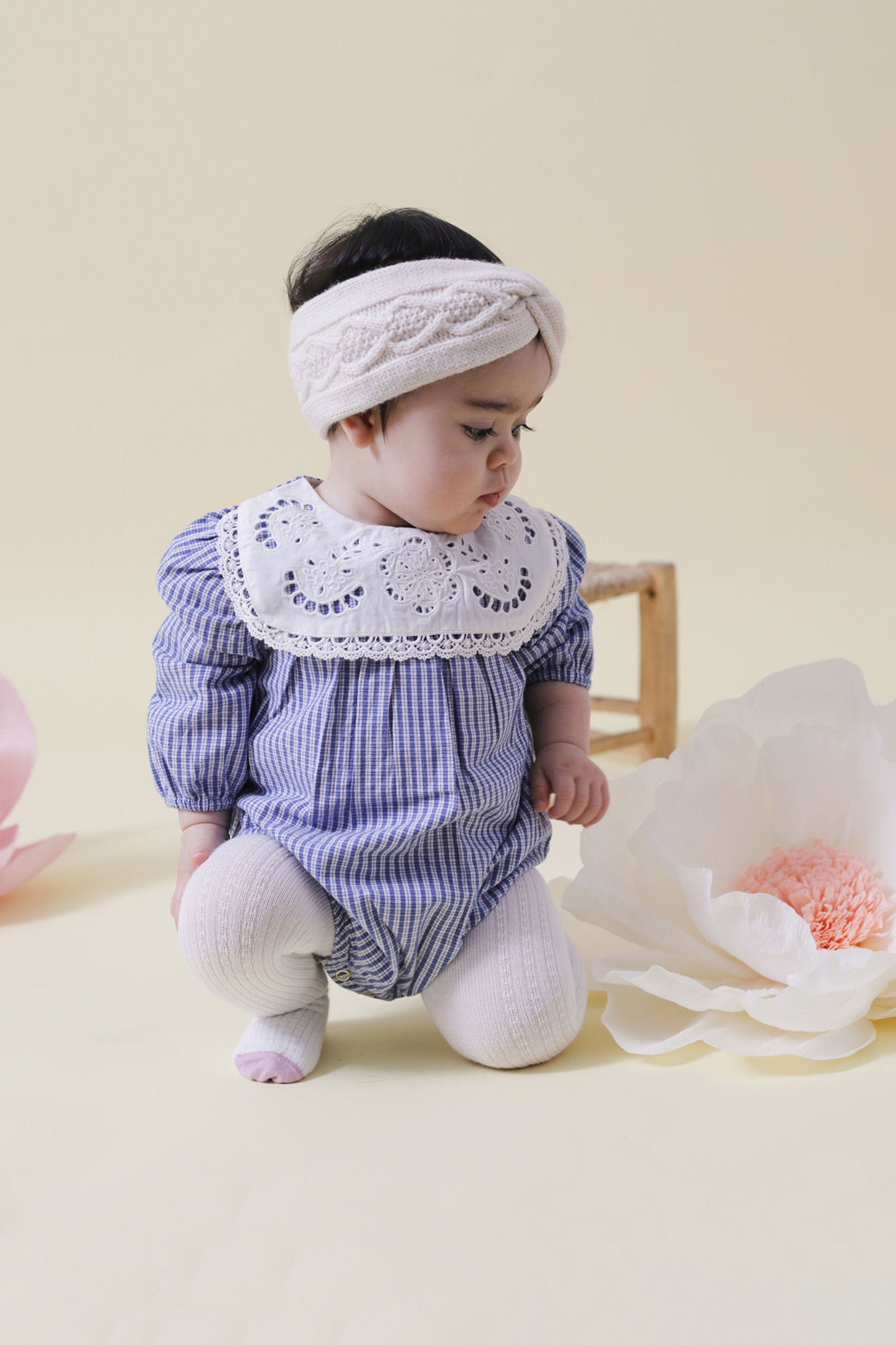 ROMPERS ILARIA BLUE SONNET VICHY 1