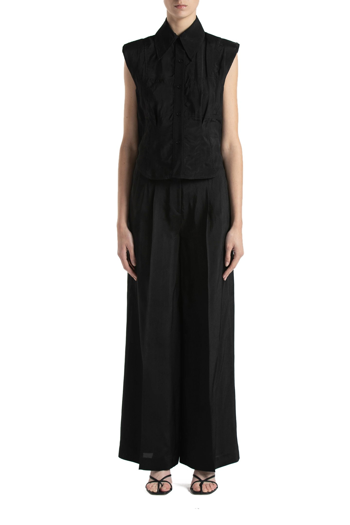 BUSTIER SHIRT BLACK 1