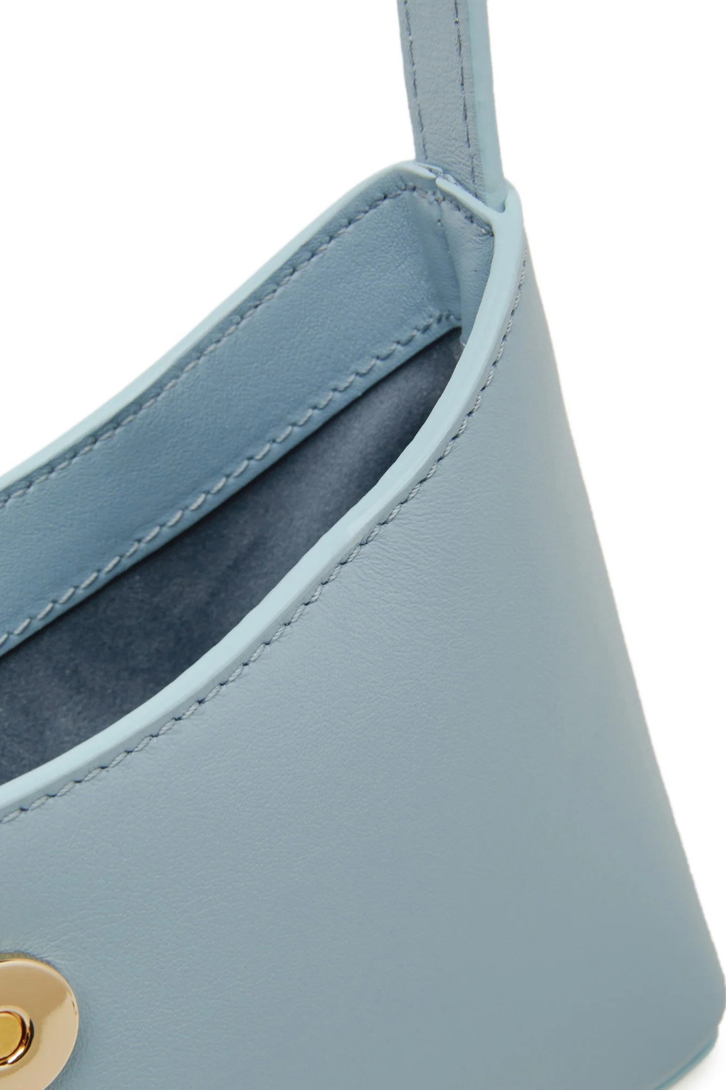 MINI ENVELOPE LEATHER BLUE AZUR 4