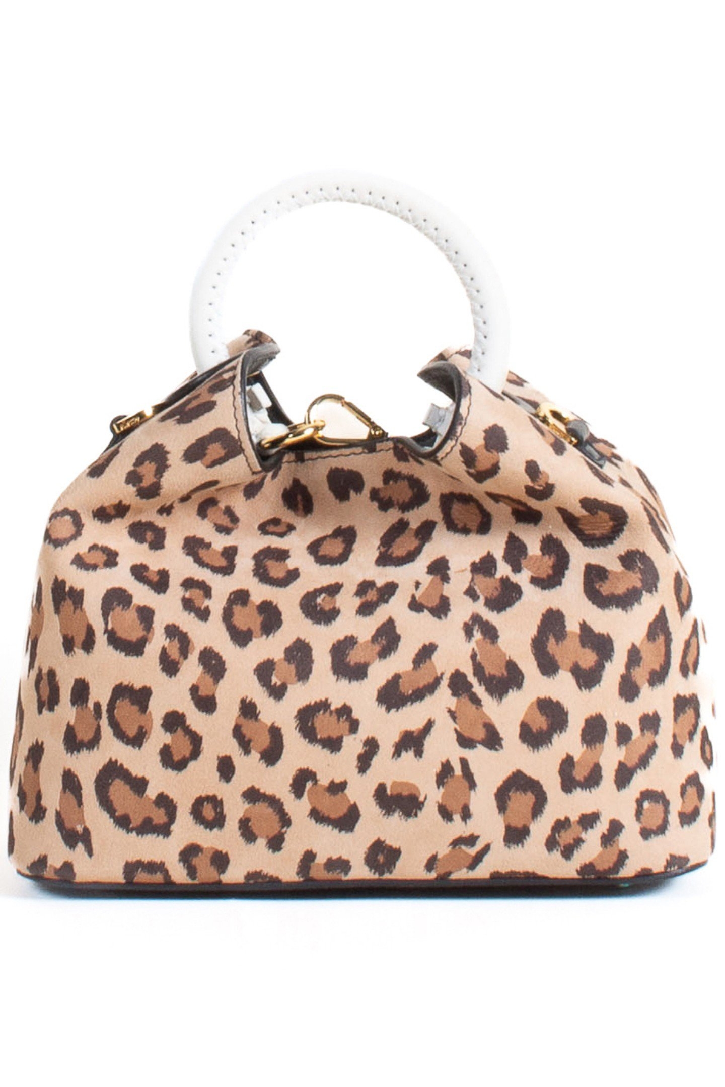 BAOZI SUEDE PRINTED LEOPARD/WHITE 1