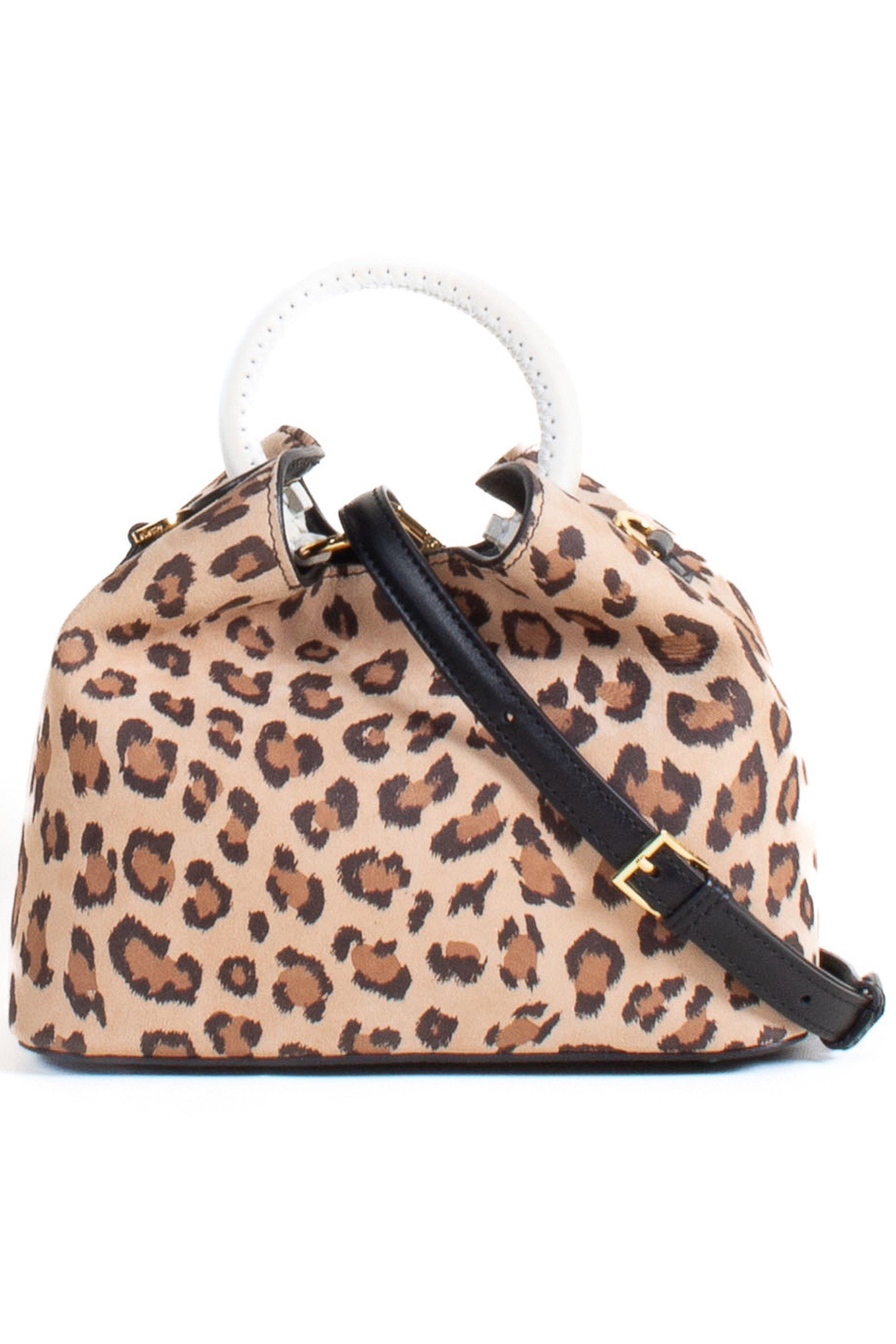 BAOZI SUEDE PRINTED LEOPARD/WHITE 2