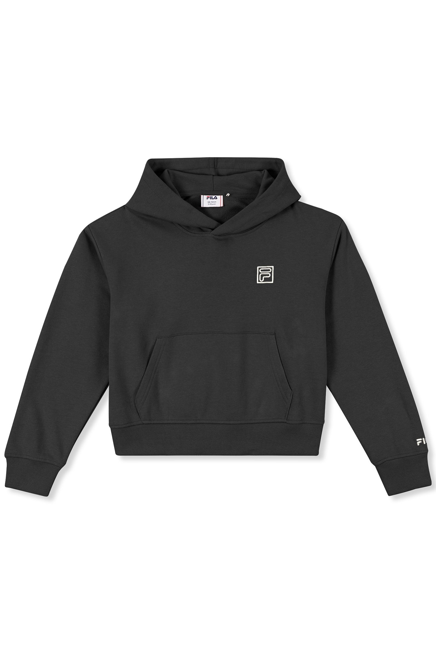 GIRLS VALLIA LOOSE HOODIE BLACK 1