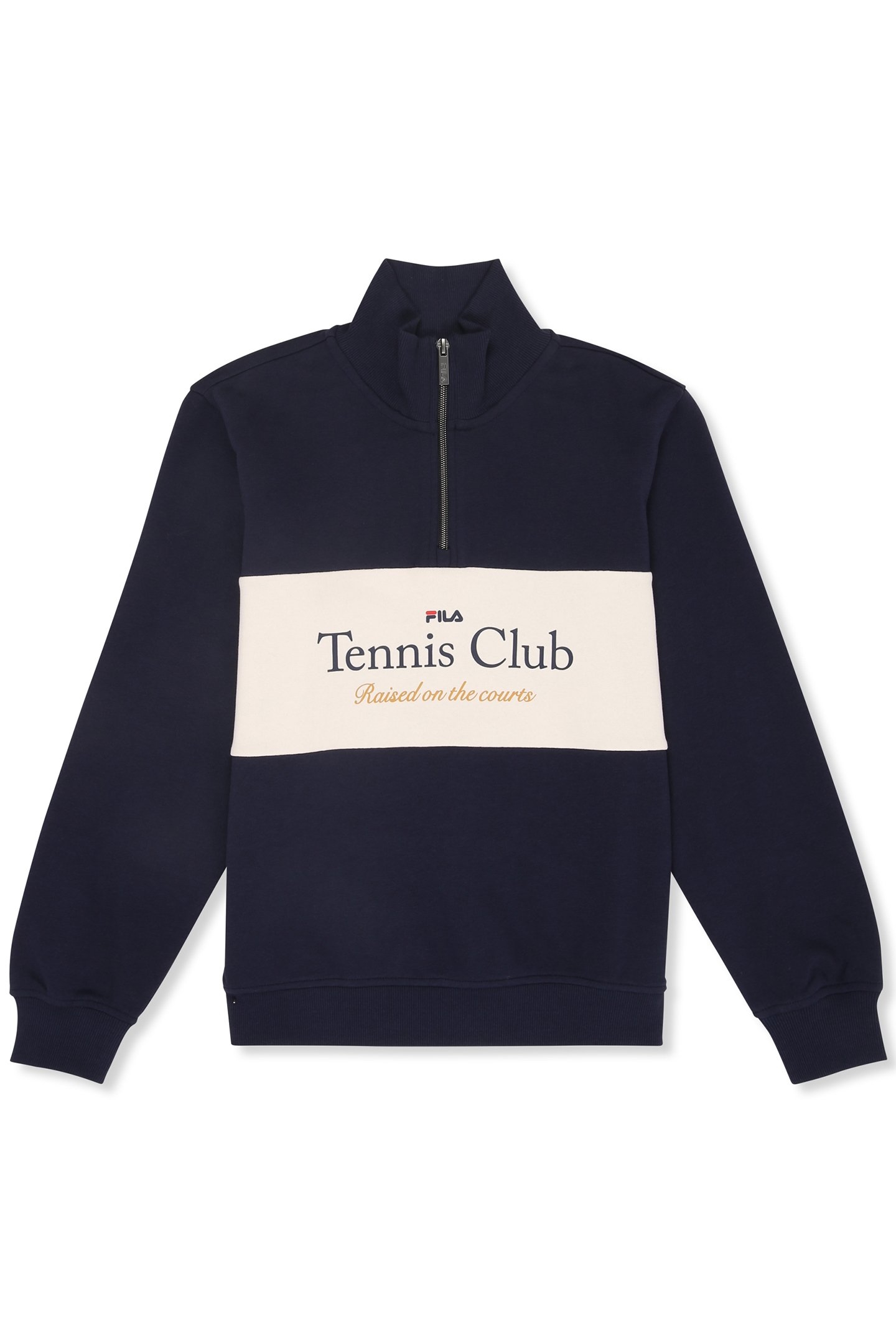 BOYS TORAZZA REGULAR GRAPHIC HALF-ZIP SWEATSHIRT BLACK IRIS- 1