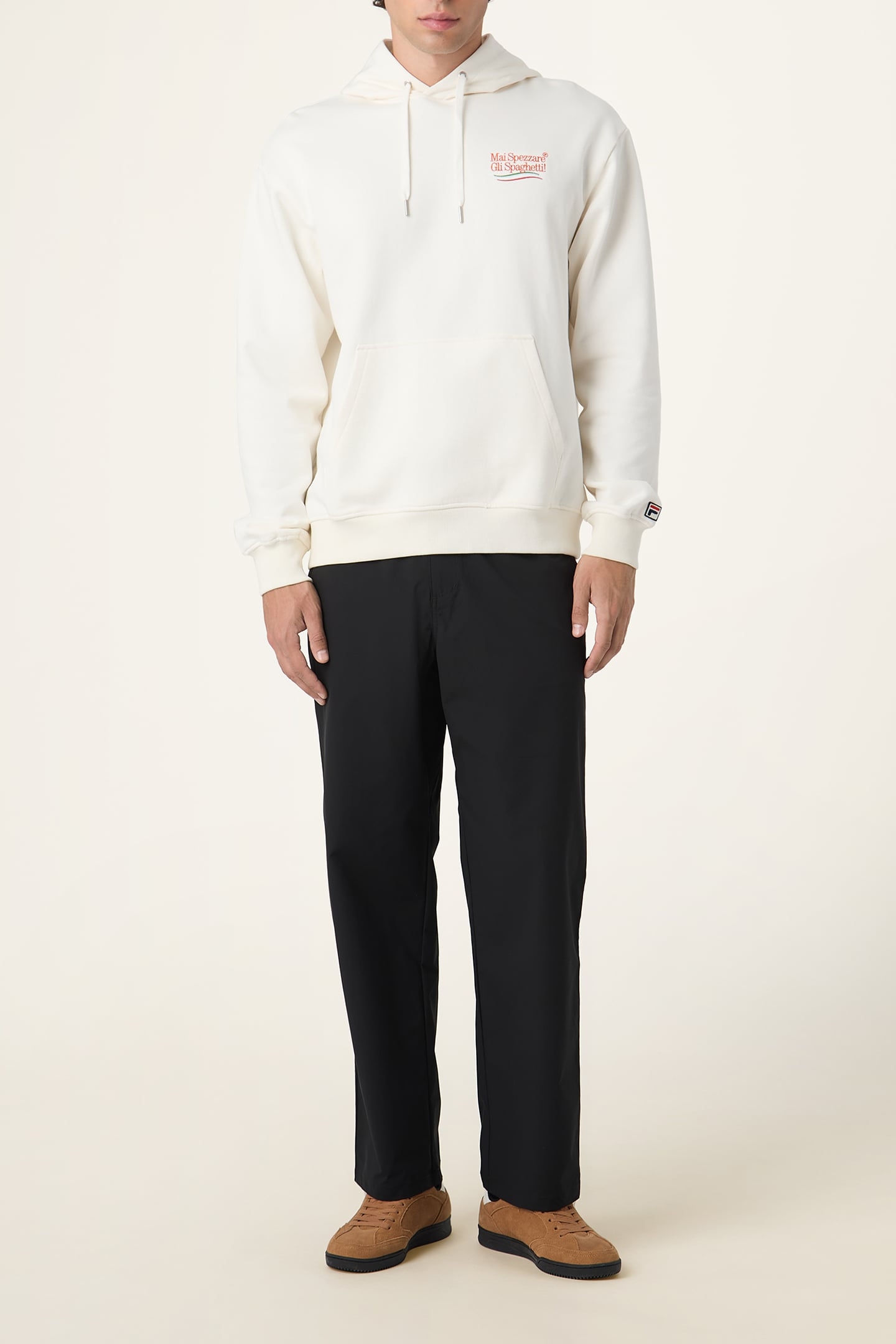 NAVIGLI PASTA RELAXED GRAPHIC HOODIE EGRET 3