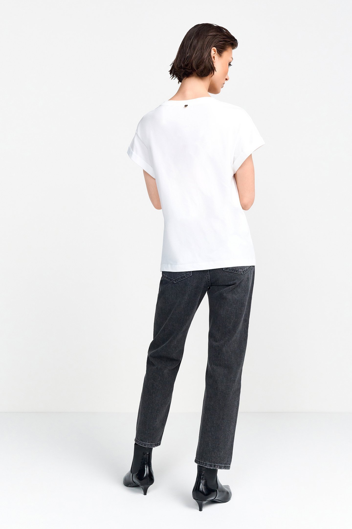 BOYFRIEND SPARKLE ORGANIC SHIRT WHITE 2