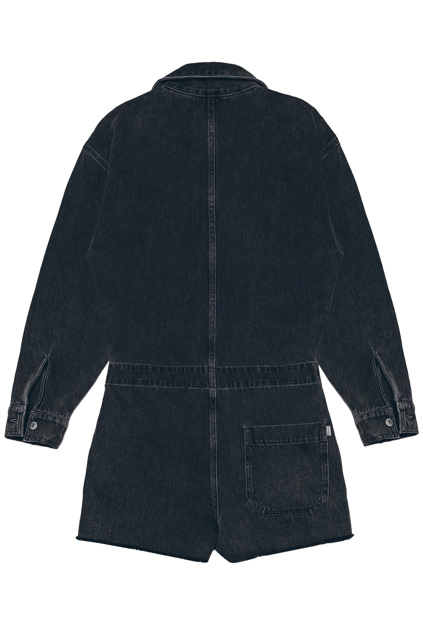 THE BLACK SHORT DENIM JUMPSUIT 3