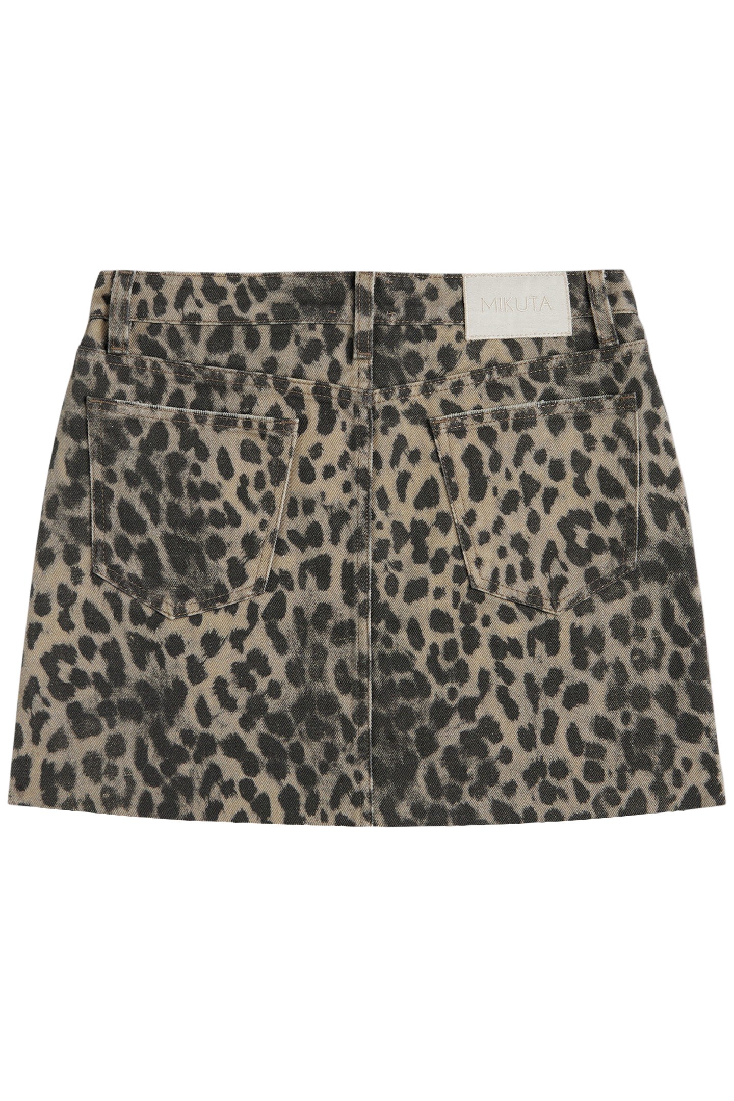 THE LEO SLIT DENIM SKIRT 2