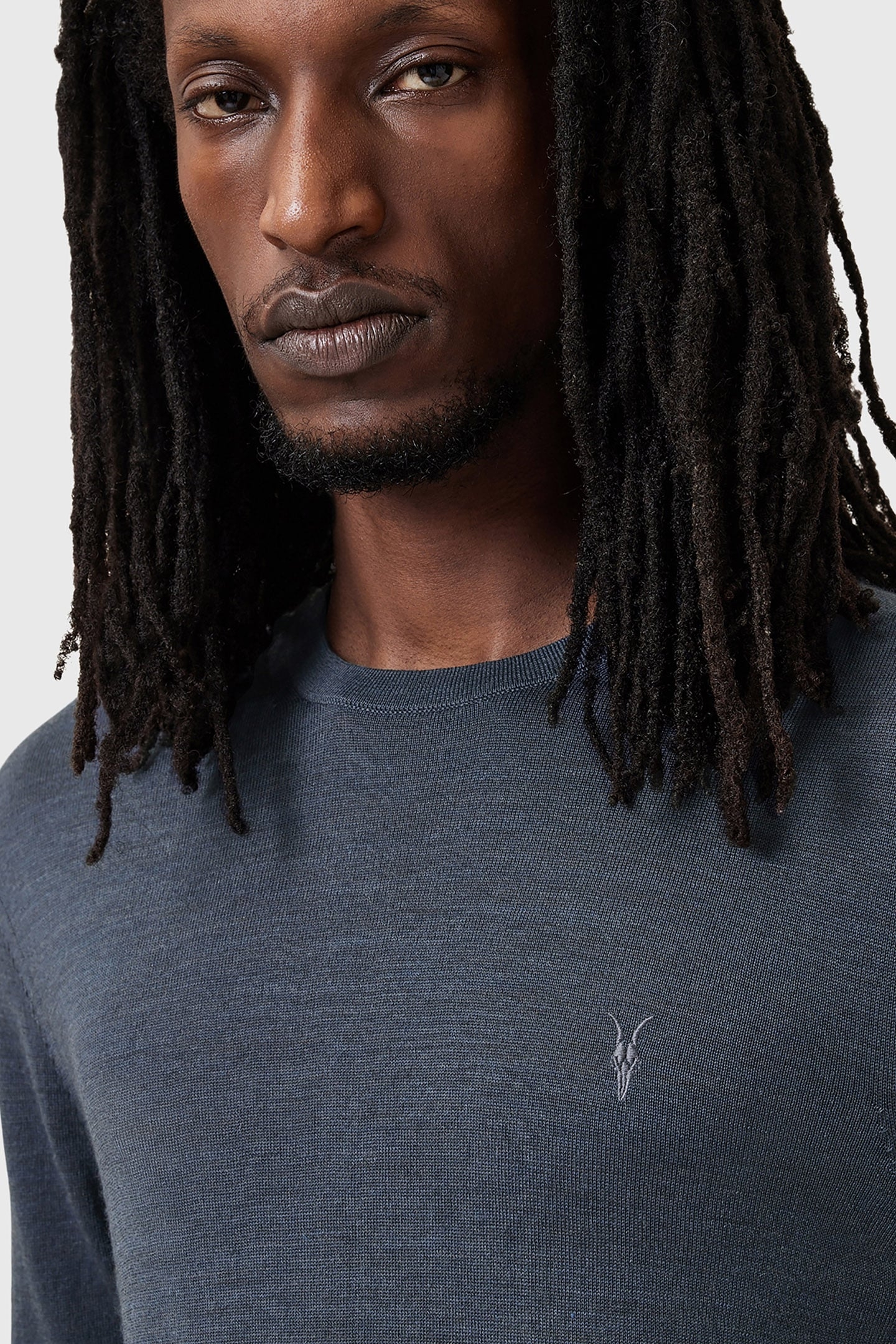 MODE MERINO CREW PITCHED BLUE 5