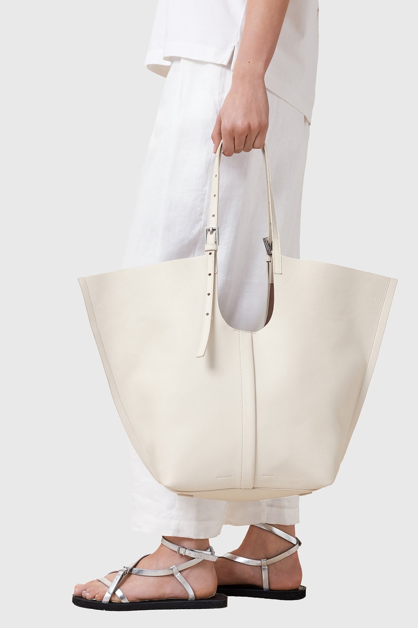 ARA E/W TOTE BIRCH WHITE 1